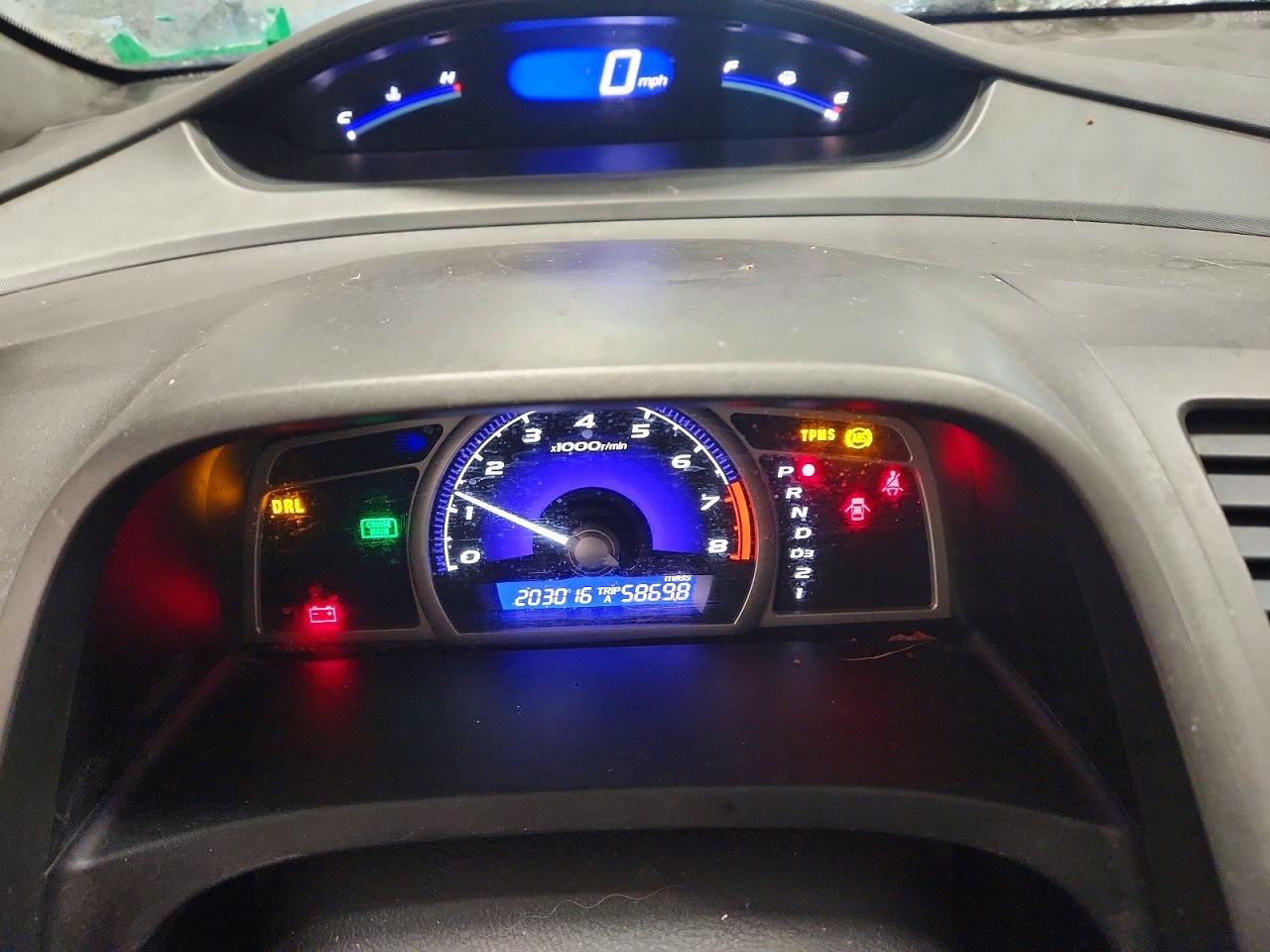 2009 Honda Civic Lx Blue vin: 2HGFA16509H501982
