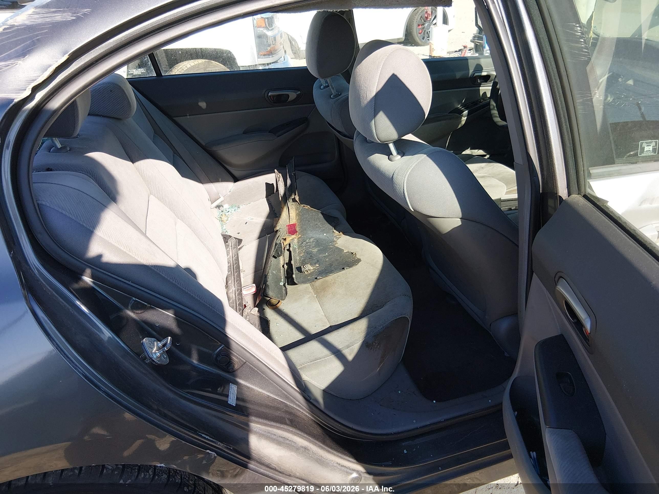 2009 Honda Civic Lx Gray vin: 2HGFA16509H521679