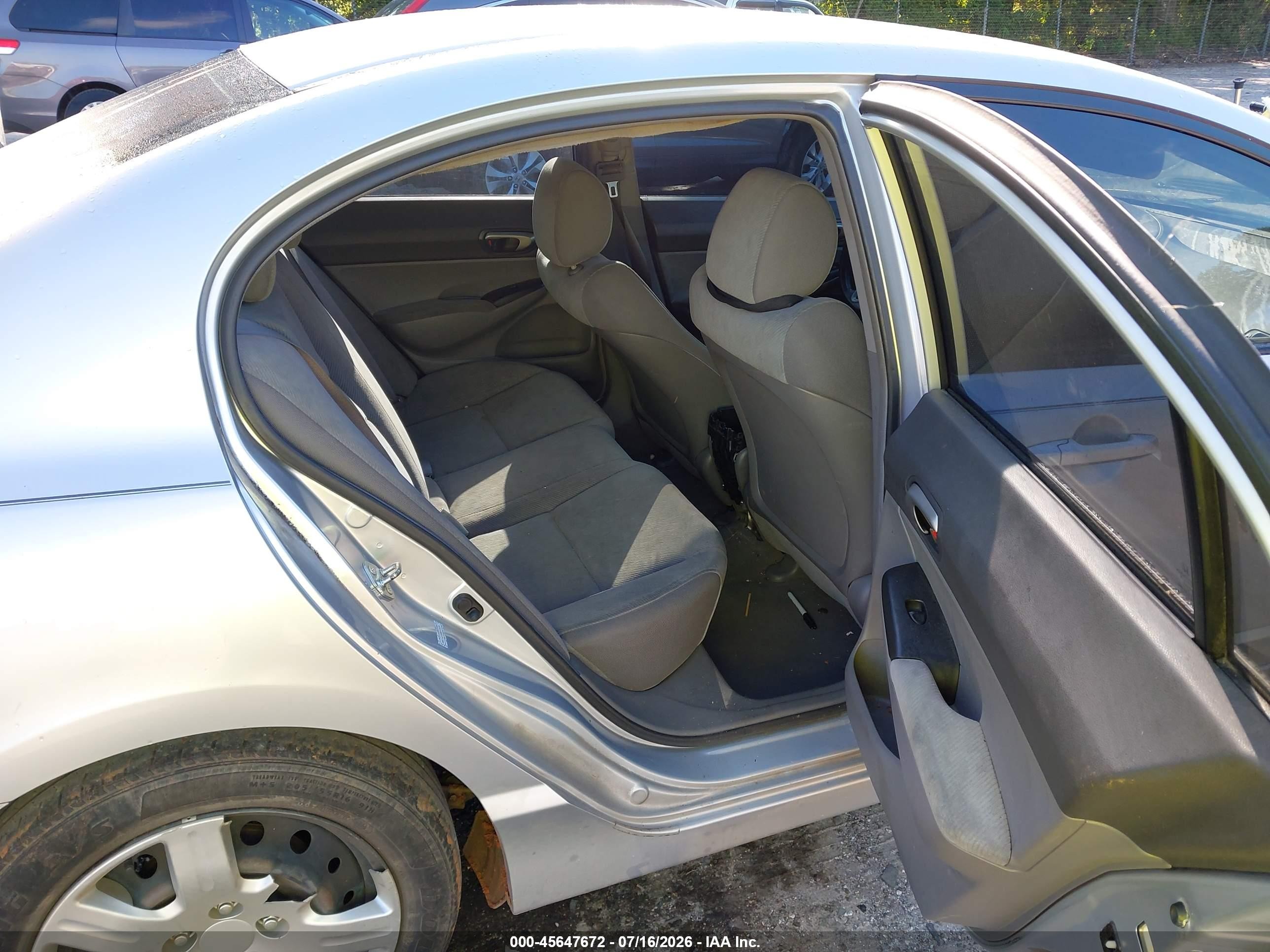 2009 Honda Civic Lx Silver vin: 2HGFA16509H539650