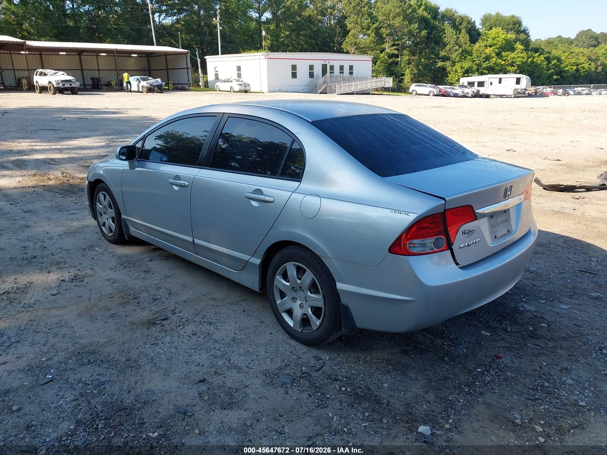 2009 Honda Civic Lx Silver vin: 2HGFA16509H539650