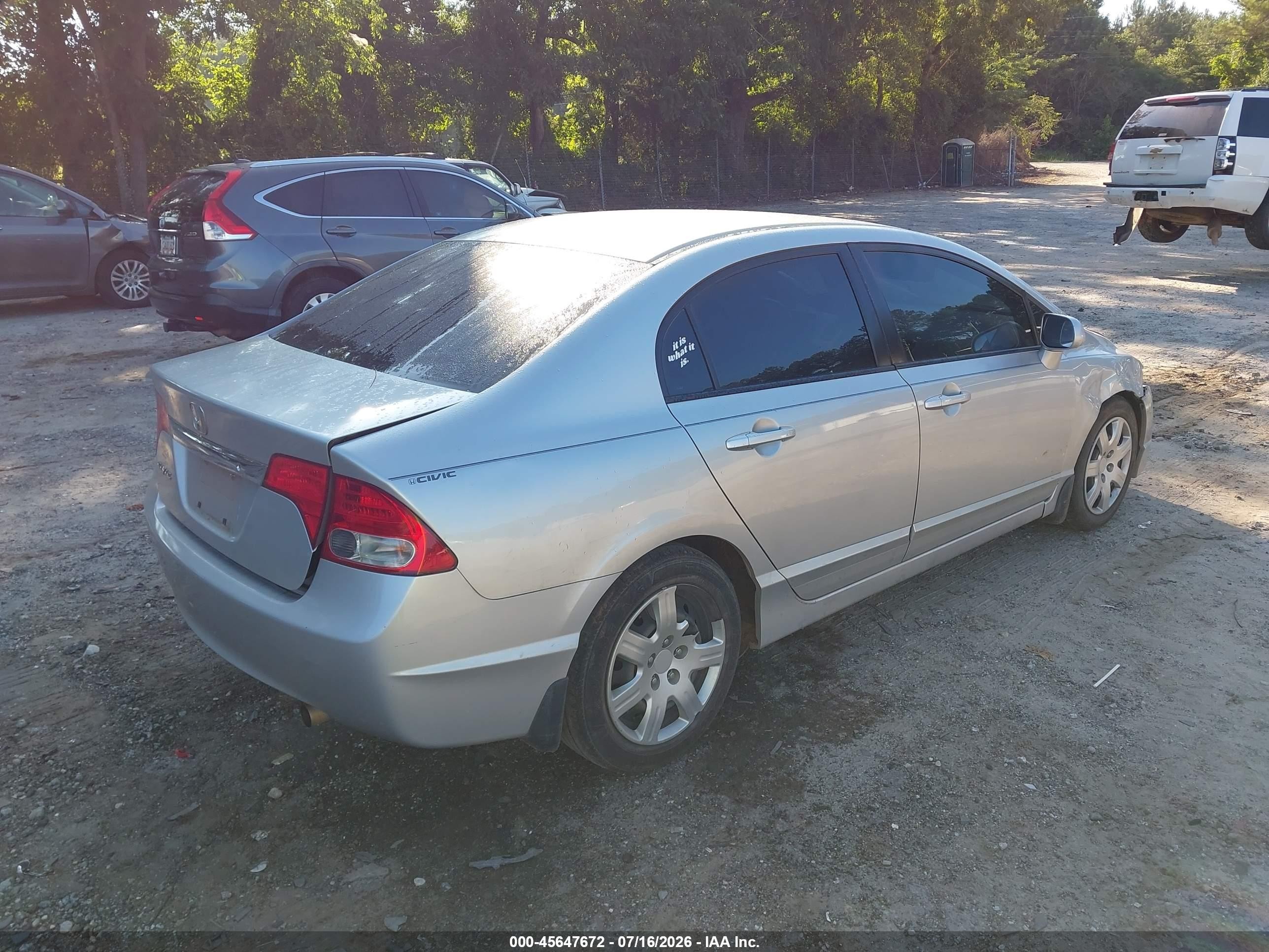 2009 Honda Civic Lx Silver vin: 2HGFA16509H539650