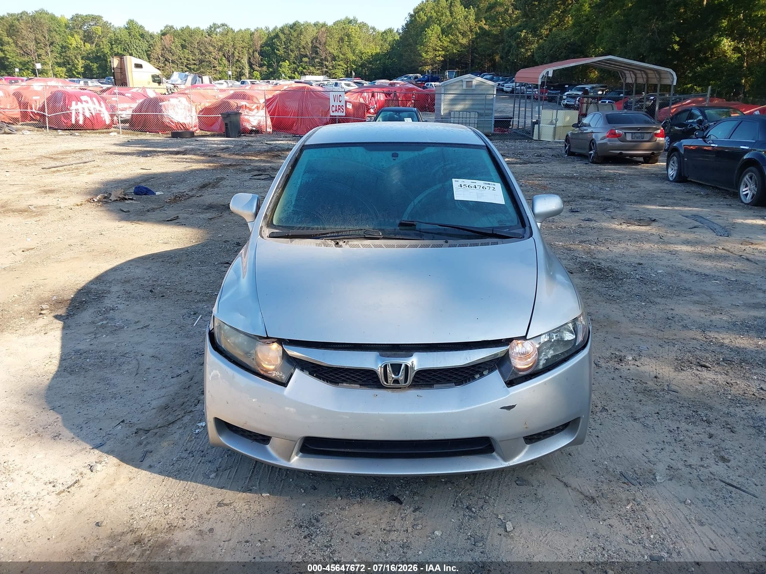 2009 Honda Civic Lx Silver vin: 2HGFA16509H539650