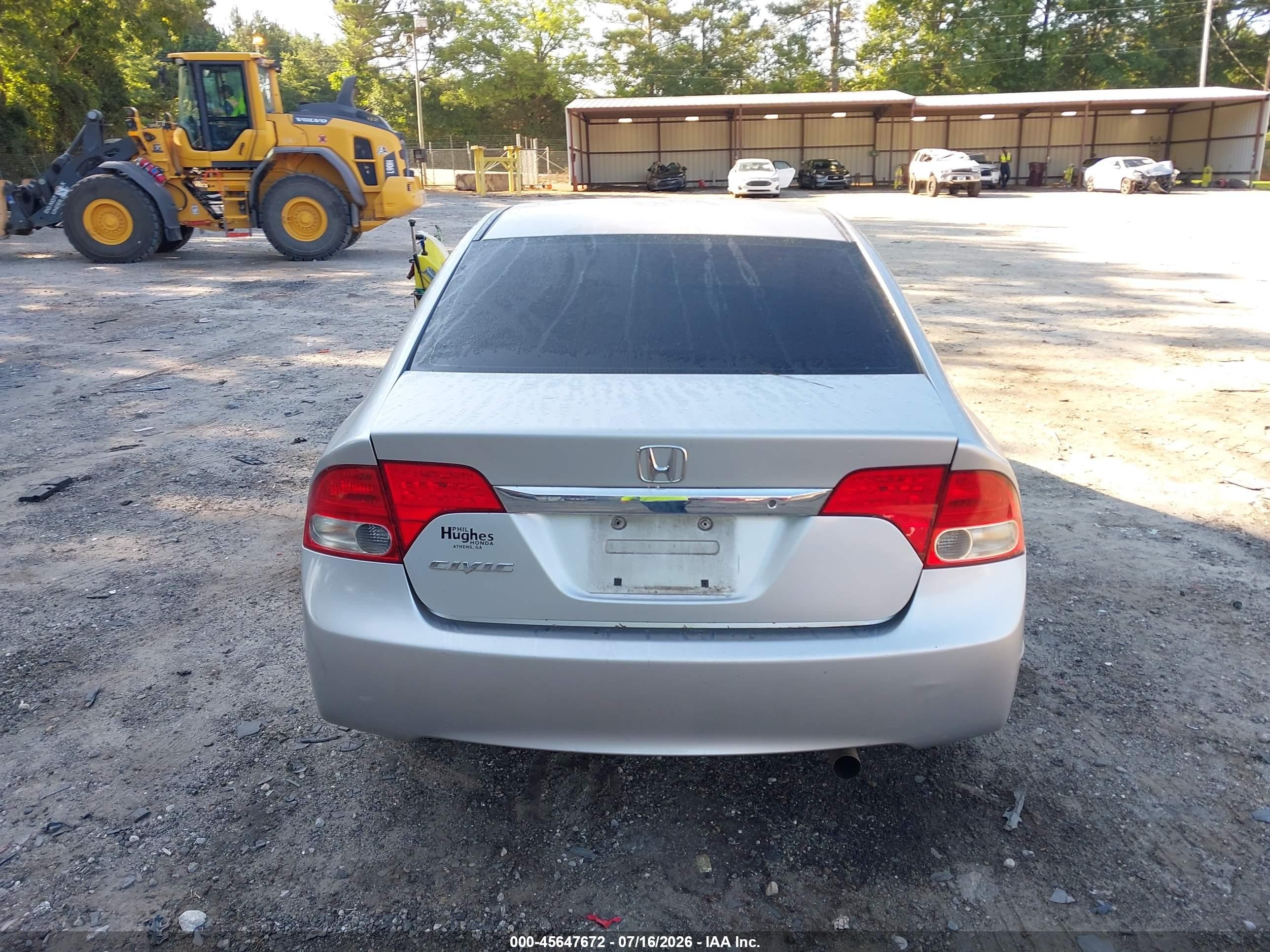2009 Honda Civic Lx Silver vin: 2HGFA16509H539650
