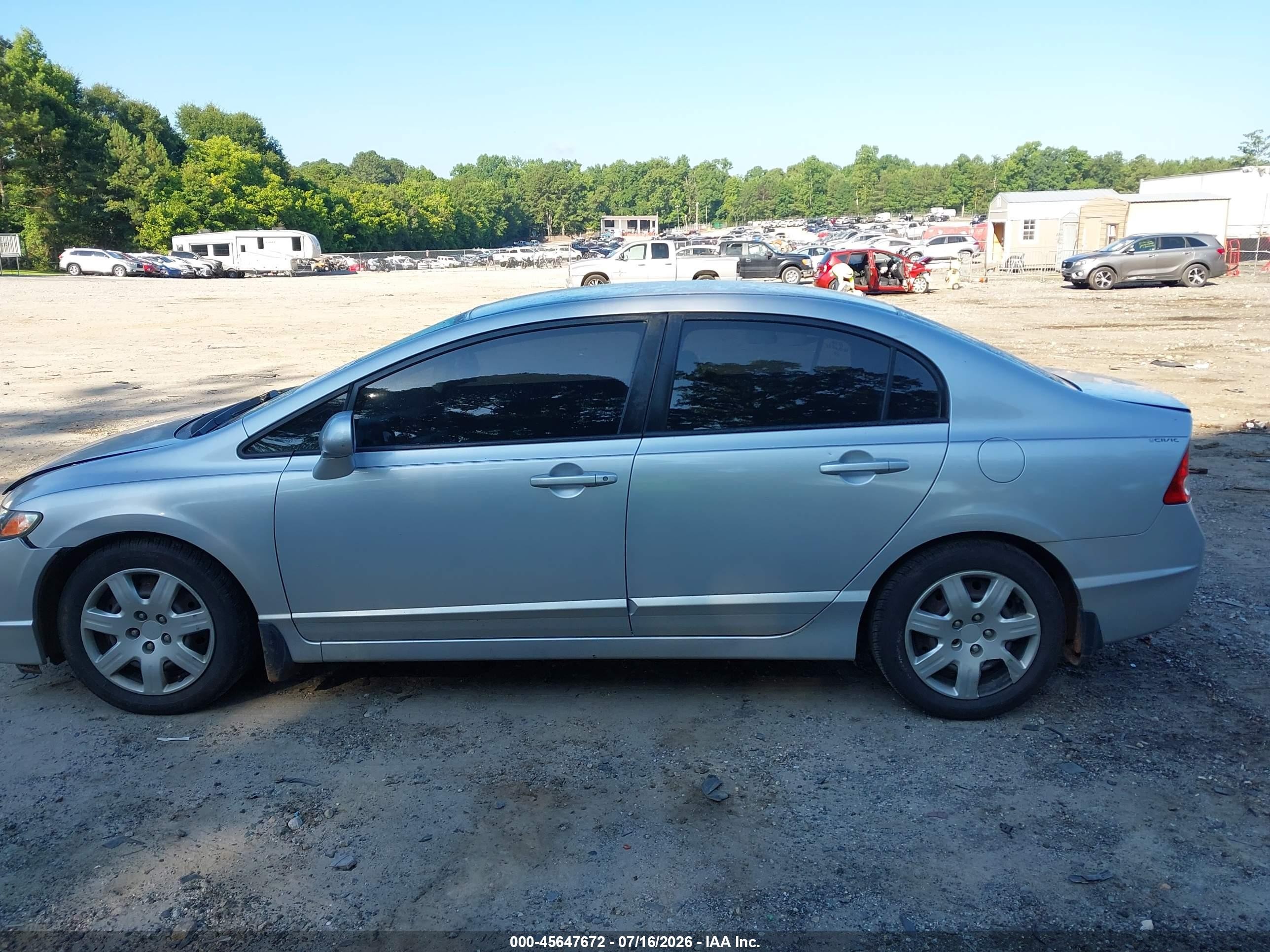 2009 Honda Civic Lx Silver vin: 2HGFA16509H539650