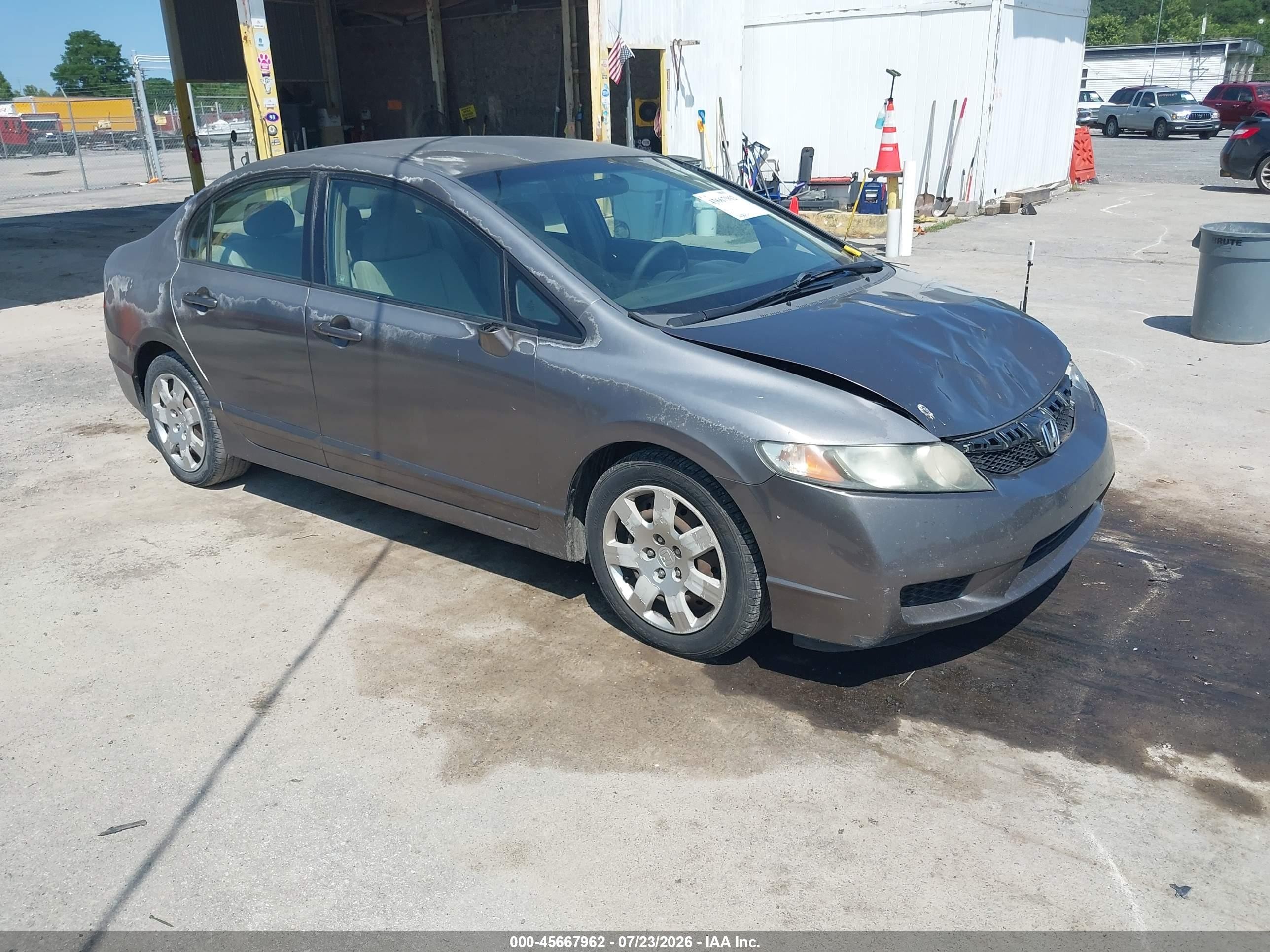 2009 Honda Civic Lx Silver vin: 2HGFA16509H546808