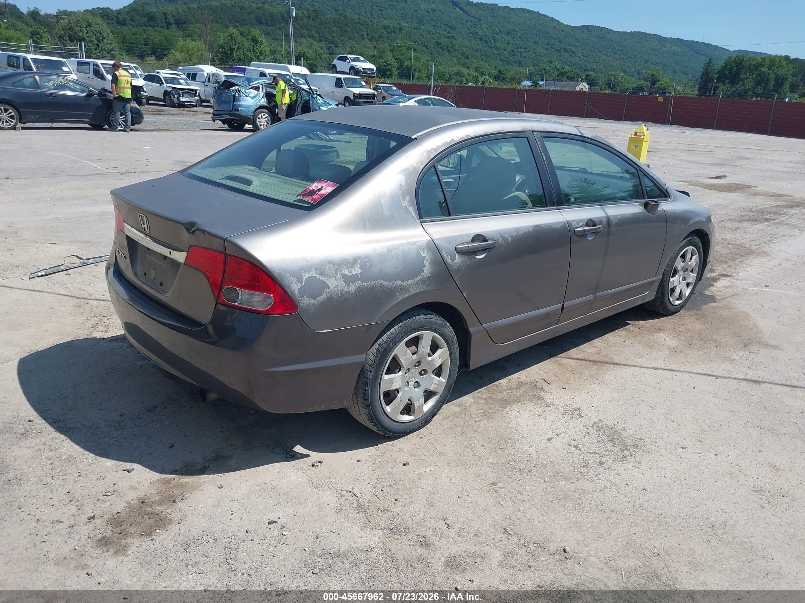 2009 Honda Civic Lx Silver vin: 2HGFA16509H546808
