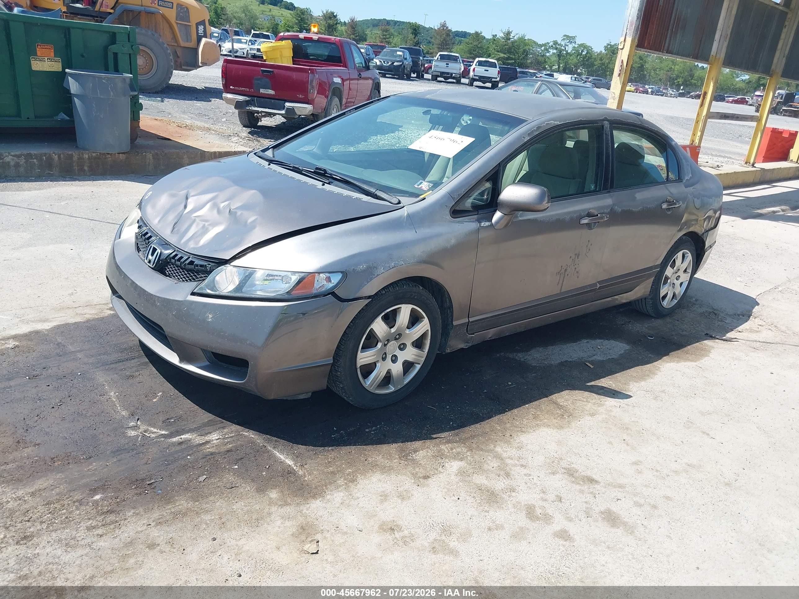 2009 Honda Civic Lx Silver vin: 2HGFA16509H546808
