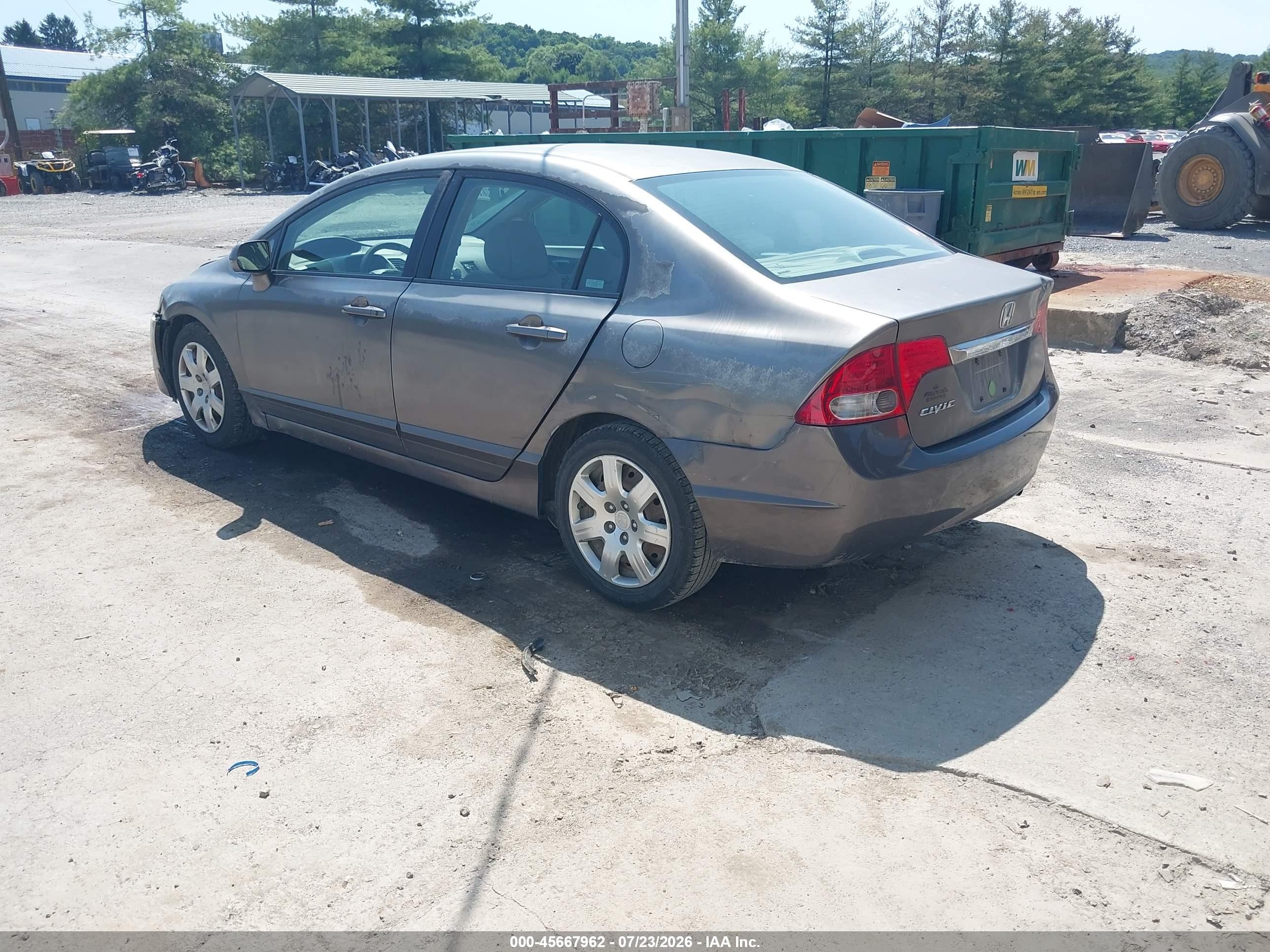 2009 Honda Civic Lx Silver vin: 2HGFA16509H546808