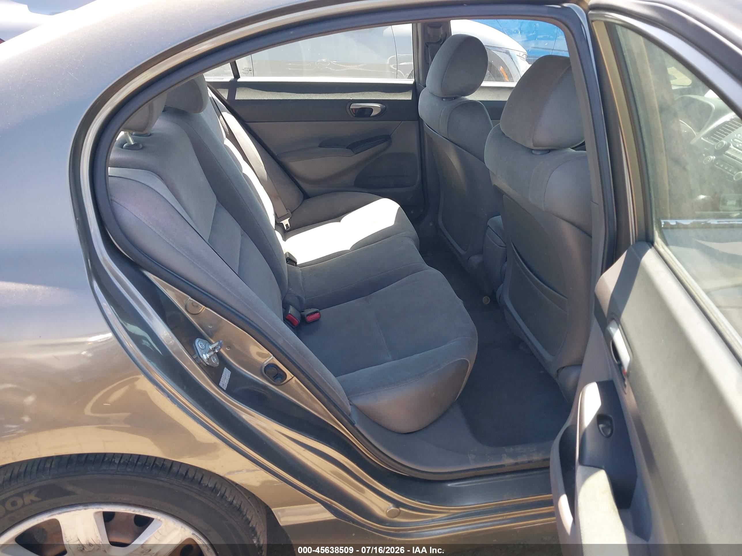 2006 Honda Civic Lx Gray vin: 2HGFA16516H509908