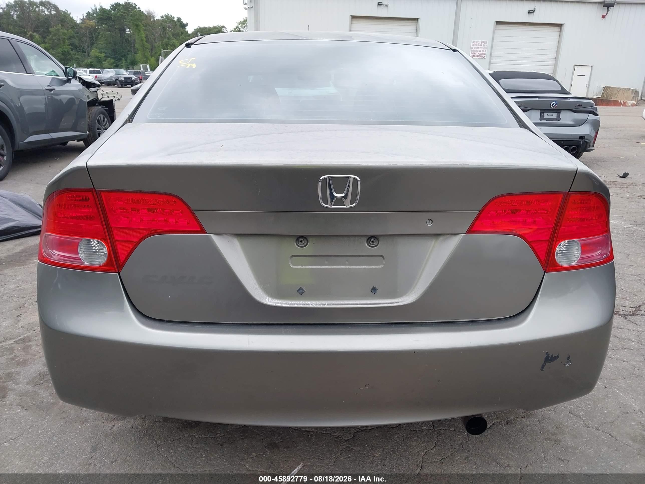 2006 Honda Civic Lx Silver vin: 2HGFA16516H513781