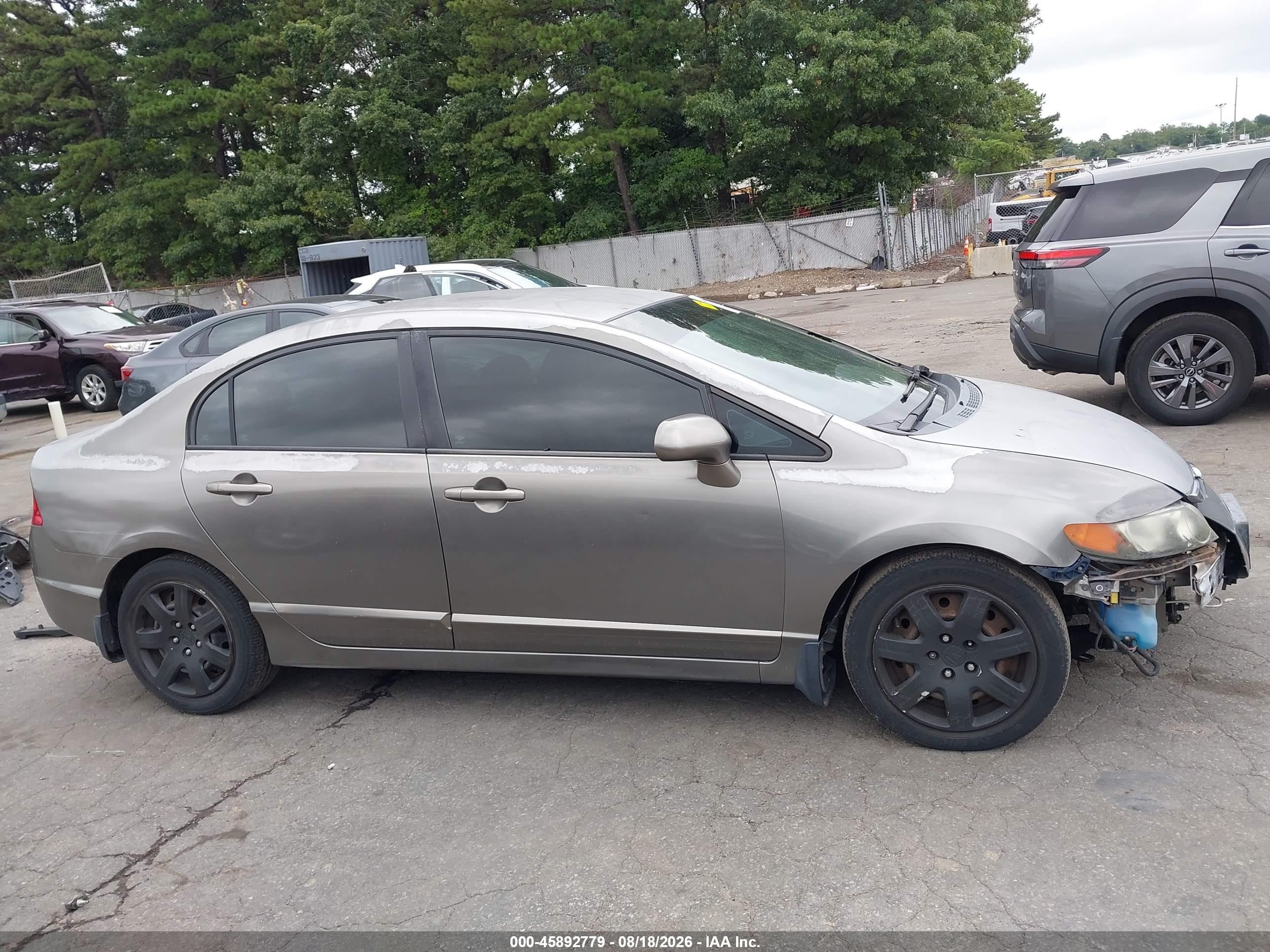 2006 Honda Civic Lx Silver vin: 2HGFA16516H513781