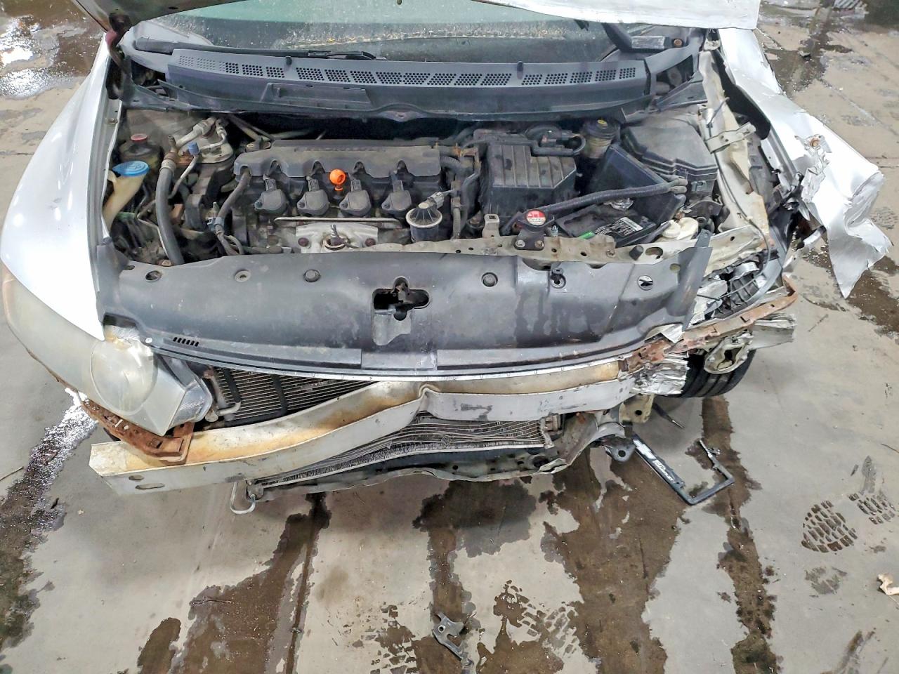 2006 Honda Civic Lx Серебряный vin: 2HGFA16516H516082