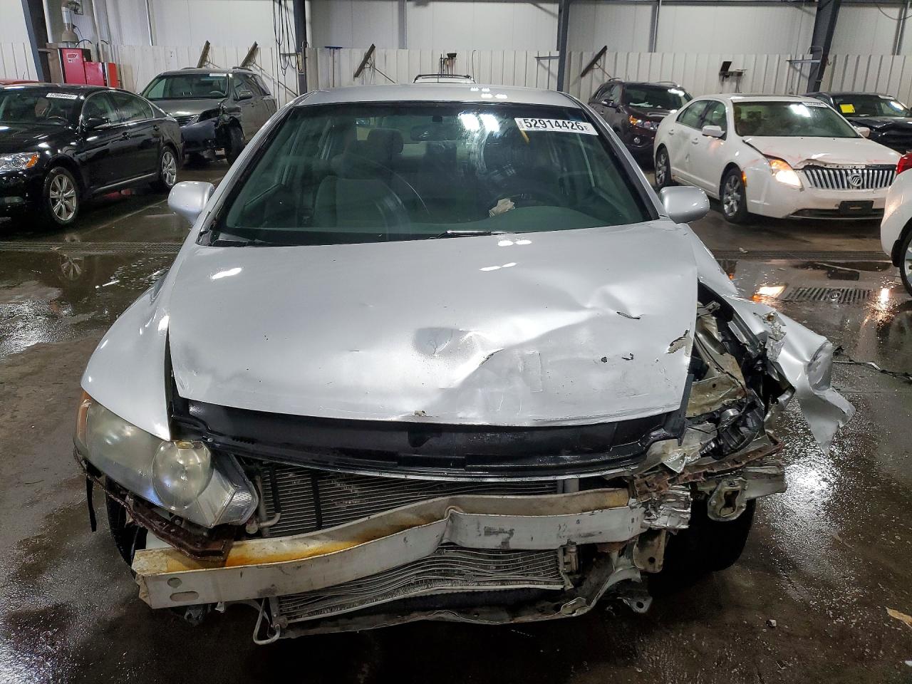 2006 Honda Civic Lx Серебряный vin: 2HGFA16516H516082