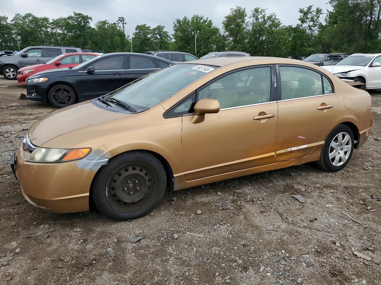 2006 Honda Civic Lx Gold vin: 2HGFA16516H519564