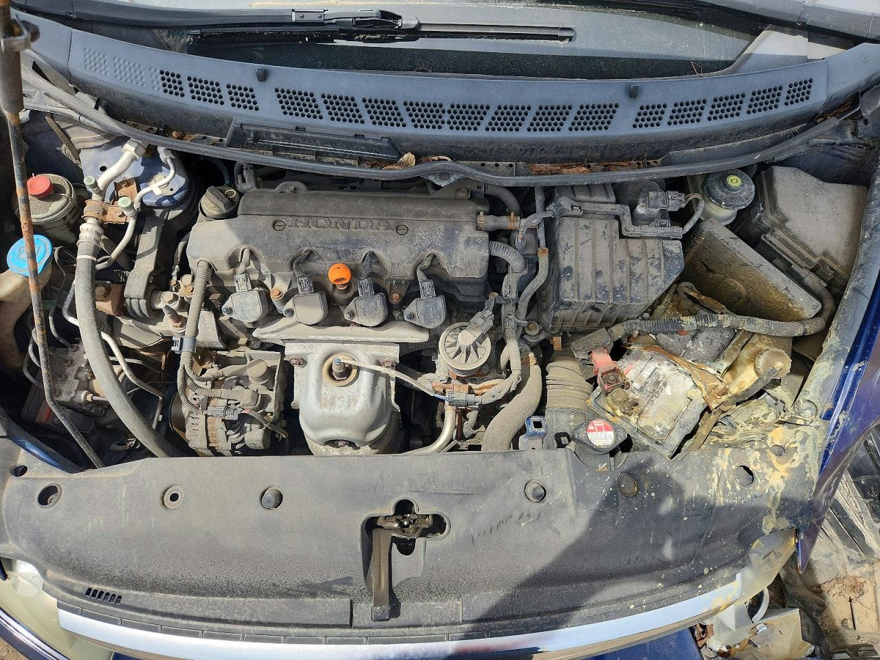 2007 Honda Civic Lx Blue vin: 2HGFA16517H021334