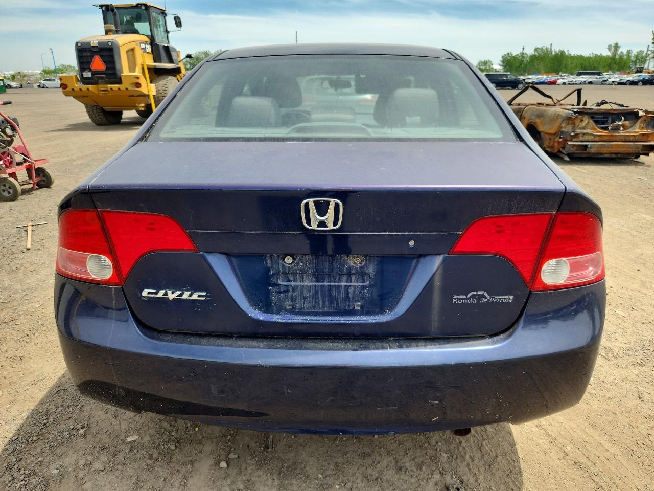 2007 Honda Civic Lx Blue vin: 2HGFA16517H021334