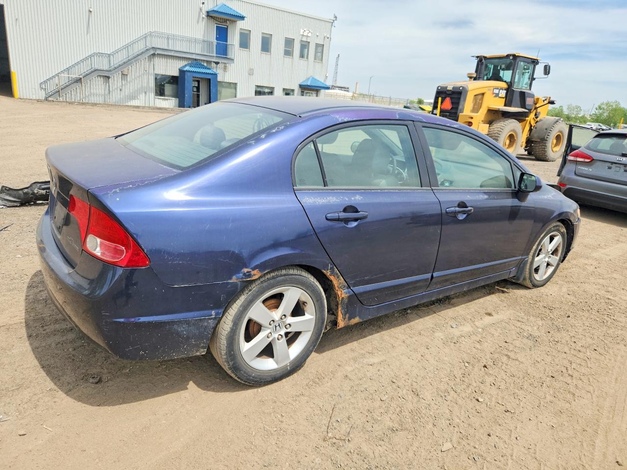 2007 Honda Civic Lx Blue vin: 2HGFA16517H021334