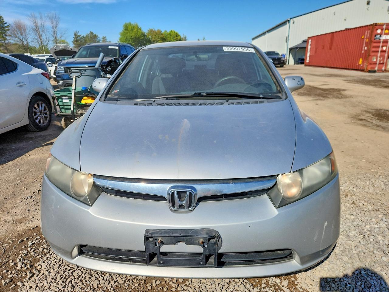 2007 Honda Civic Lx Silver vin: 2HGFA16517H024380