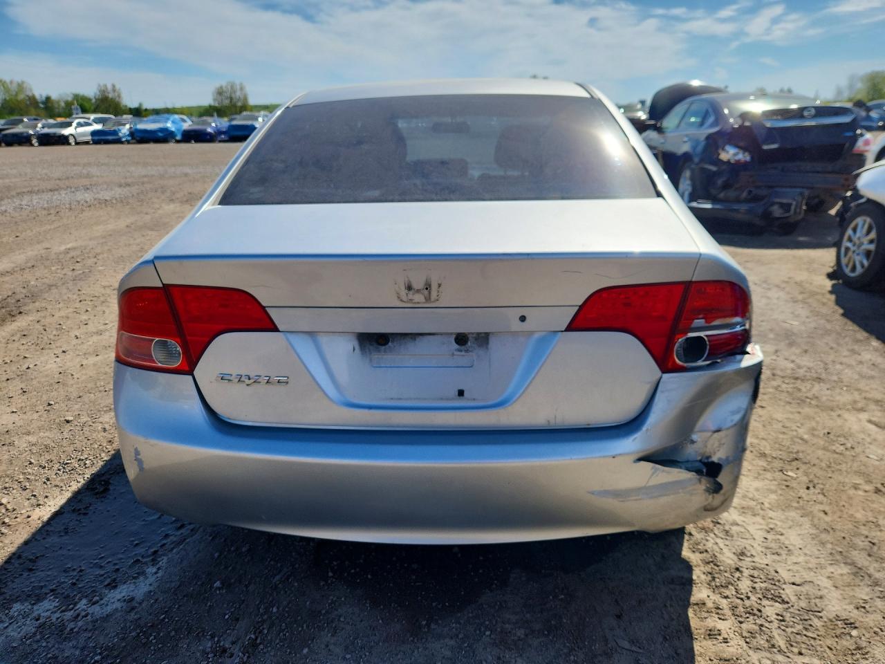 2007 Honda Civic Lx Silver vin: 2HGFA16517H024380