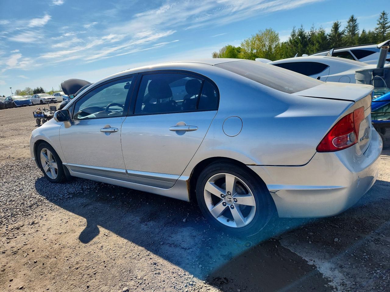 2007 Honda Civic Lx Silver vin: 2HGFA16517H024380
