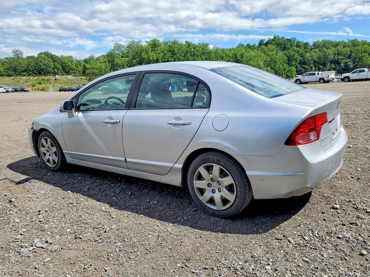 2007 Honda Civic Lx Серебряный vin: 2HGFA16517H303361