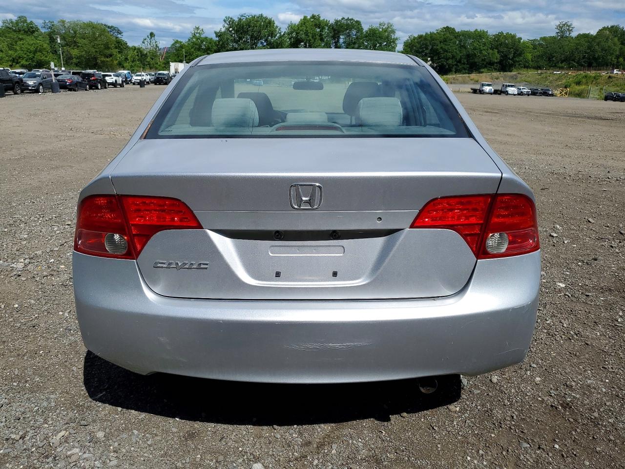 2007 Honda Civic Lx Серебряный vin: 2HGFA16517H303361
