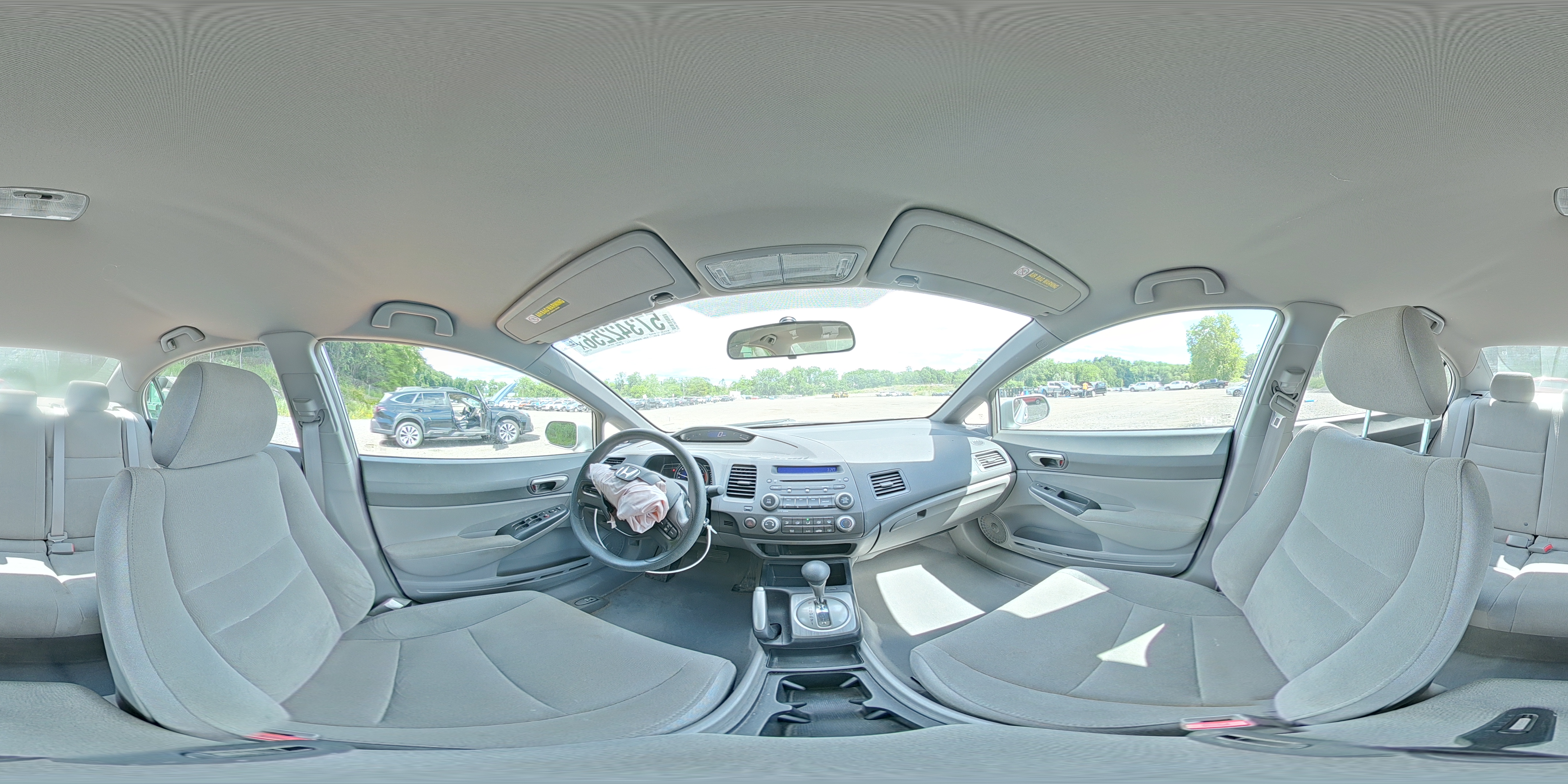 2007 Honda Civic Lx Серебряный vin: 2HGFA16517H303361