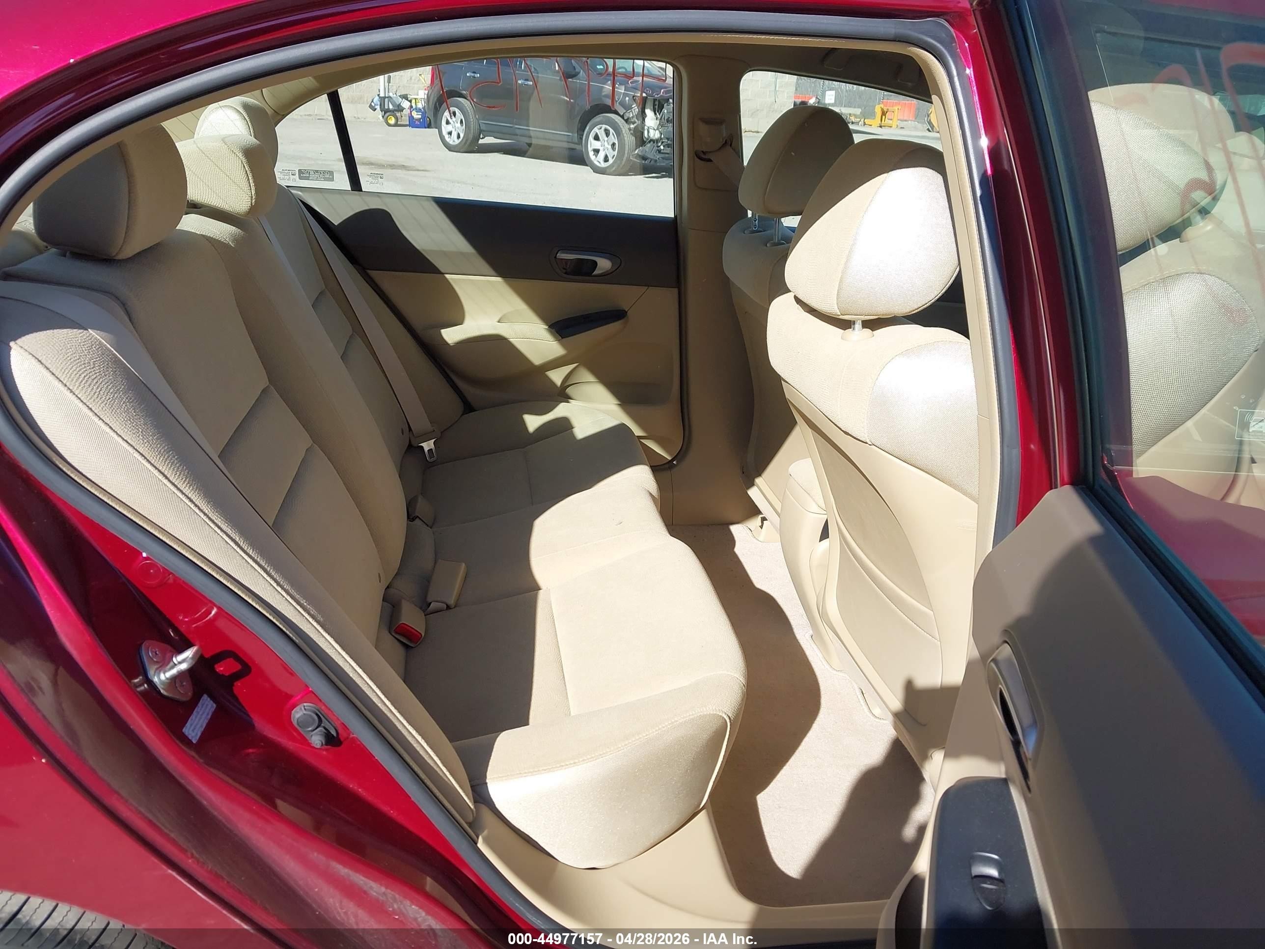 2007 Honda Civic Lx Темно-бордовый vin: 2HGFA16517H501079