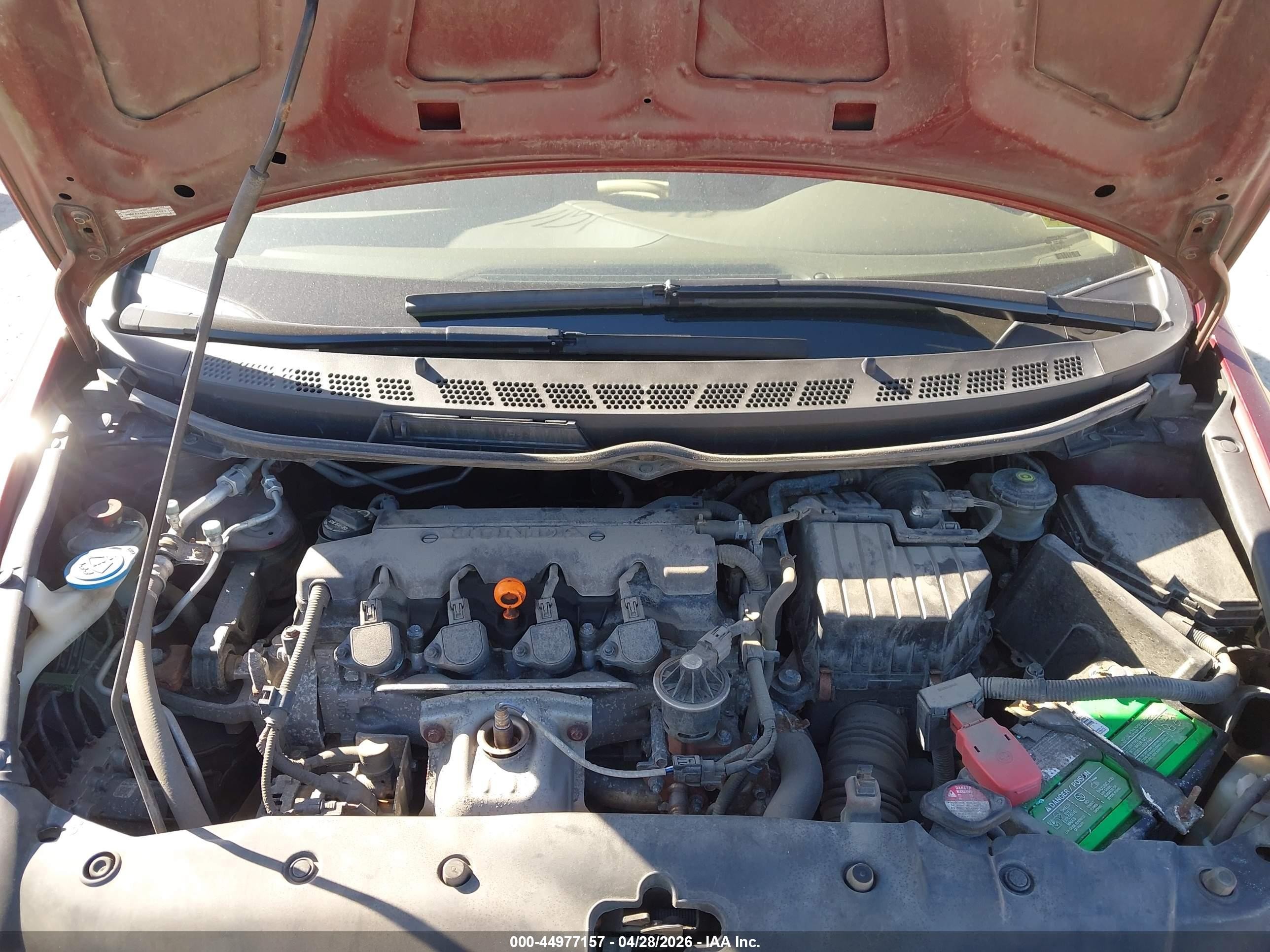 2007 Honda Civic Lx Темно-бордовый vin: 2HGFA16517H501079