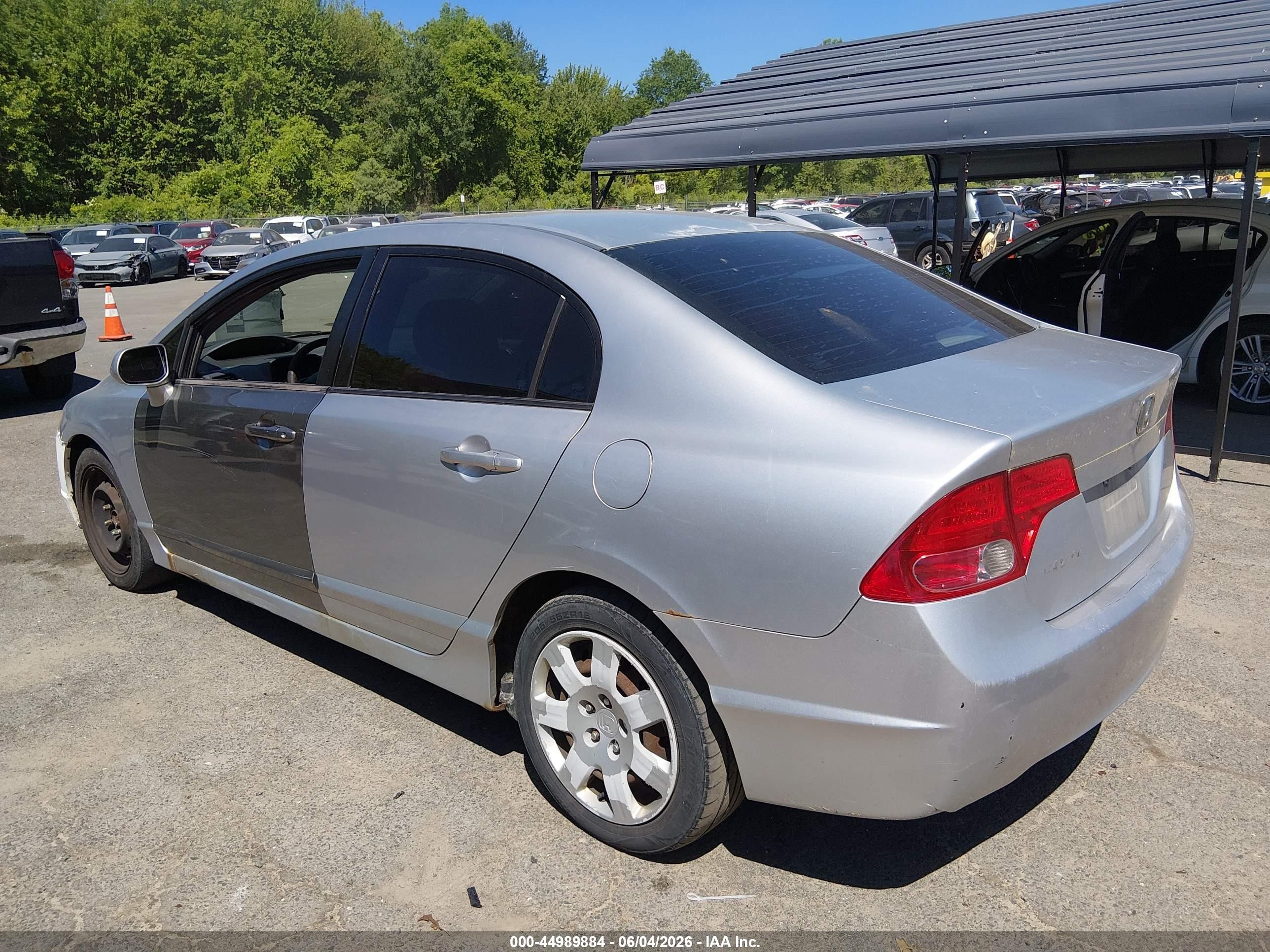 2007 Honda Civic Lx Silver vin: 2HGFA16517H505889