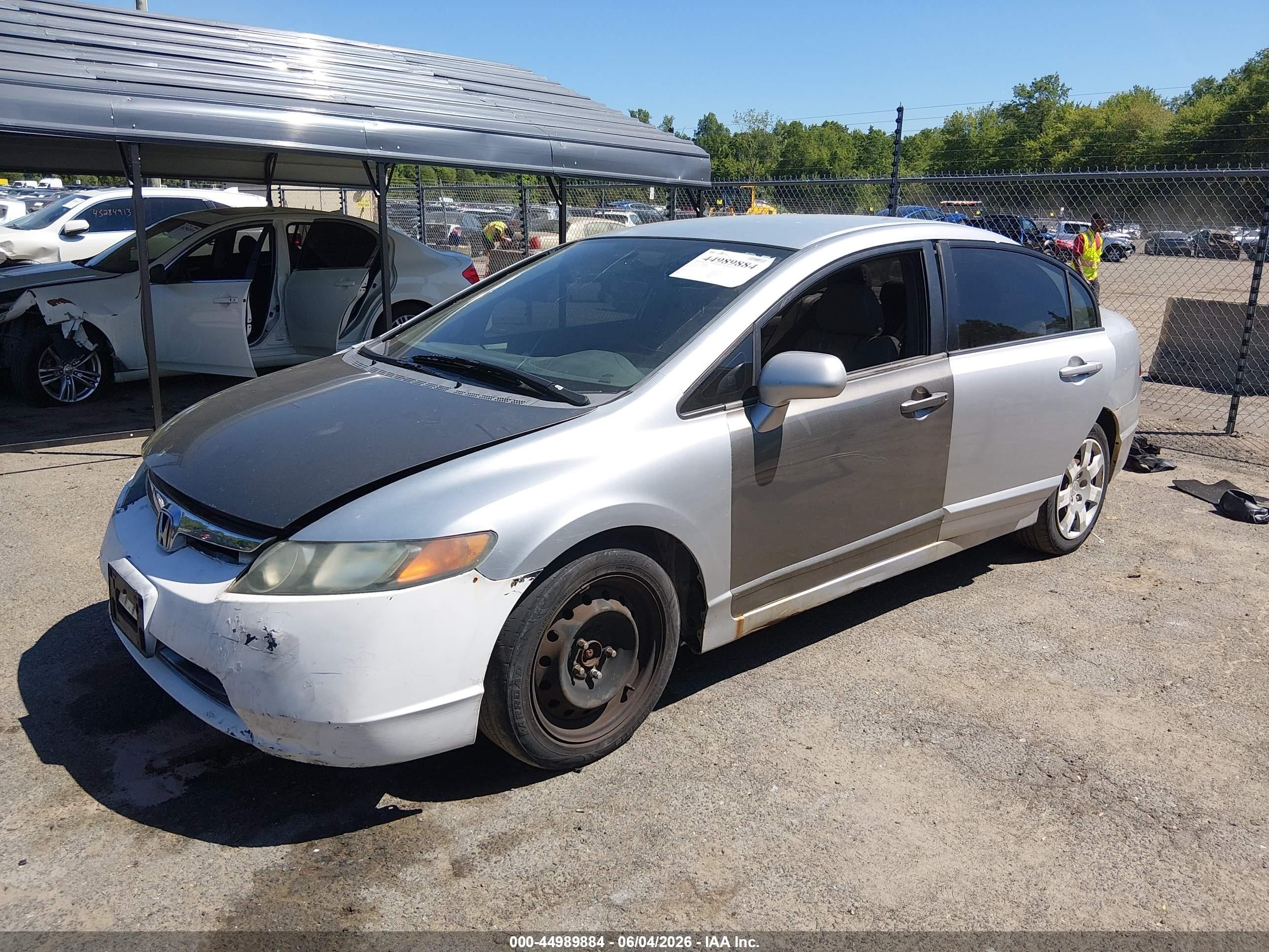 2007 Honda Civic Lx Silver vin: 2HGFA16517H505889