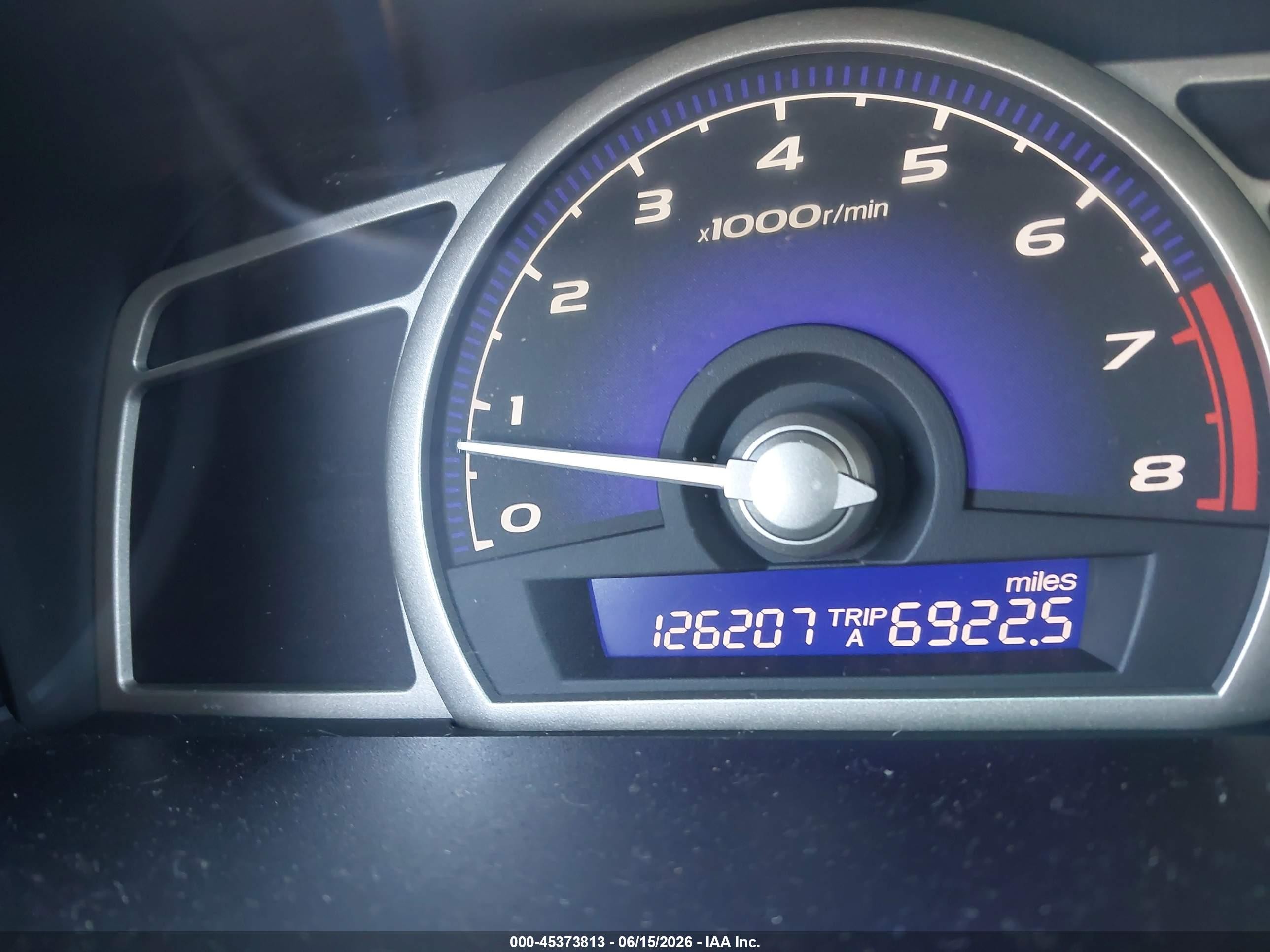 2007 Honda Civic Lx Blue vin: 2HGFA16517H511322