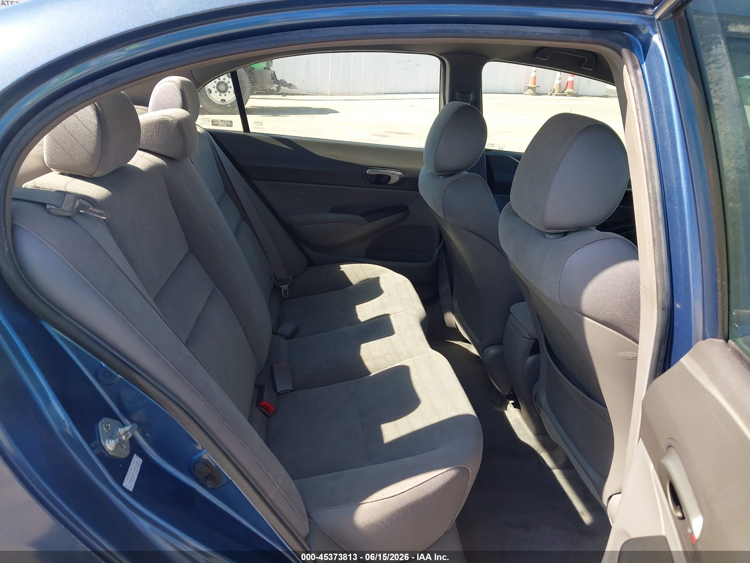 2007 Honda Civic Lx Blue vin: 2HGFA16517H511322