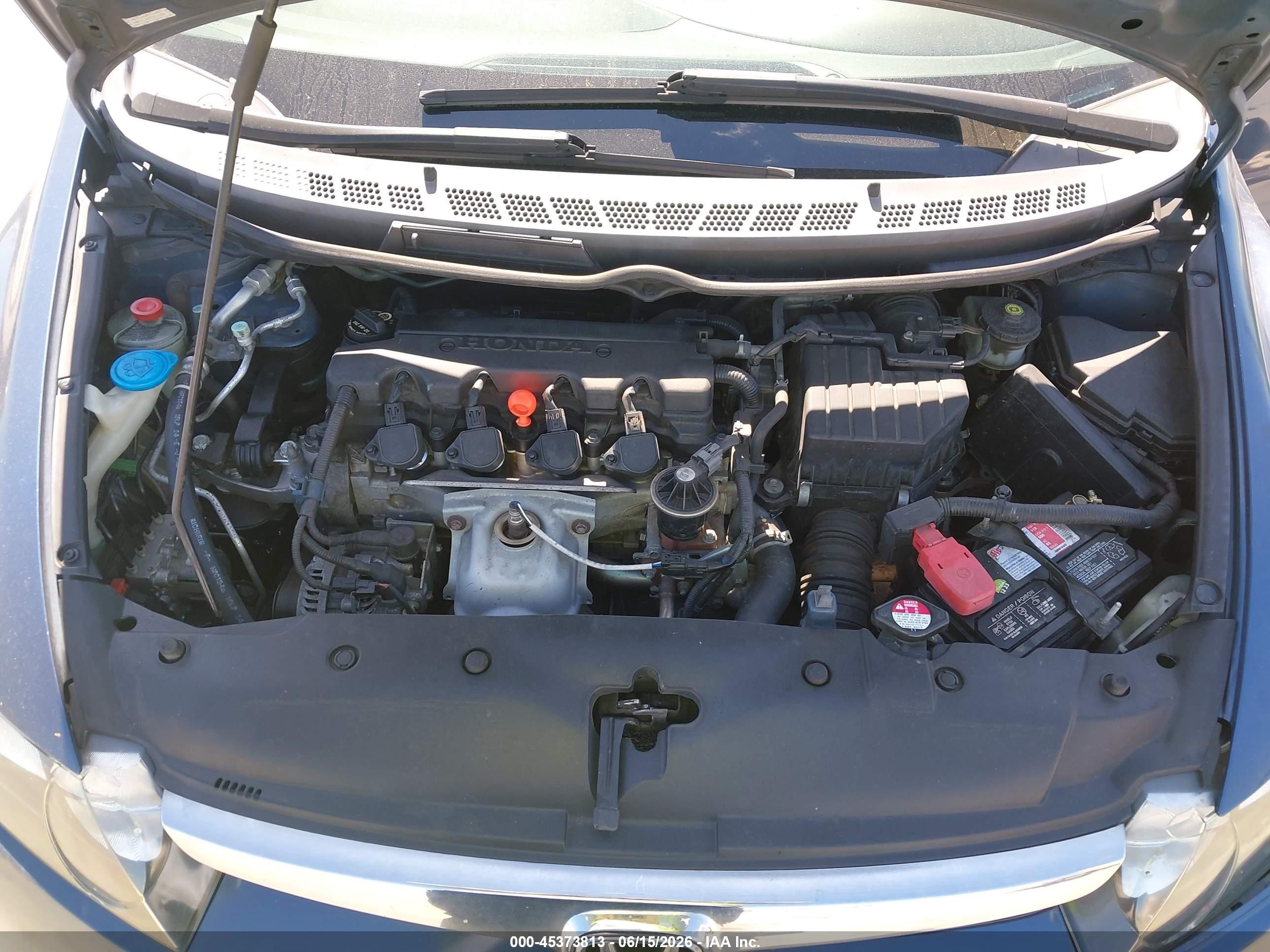 2007 Honda Civic Lx Blue vin: 2HGFA16517H511322