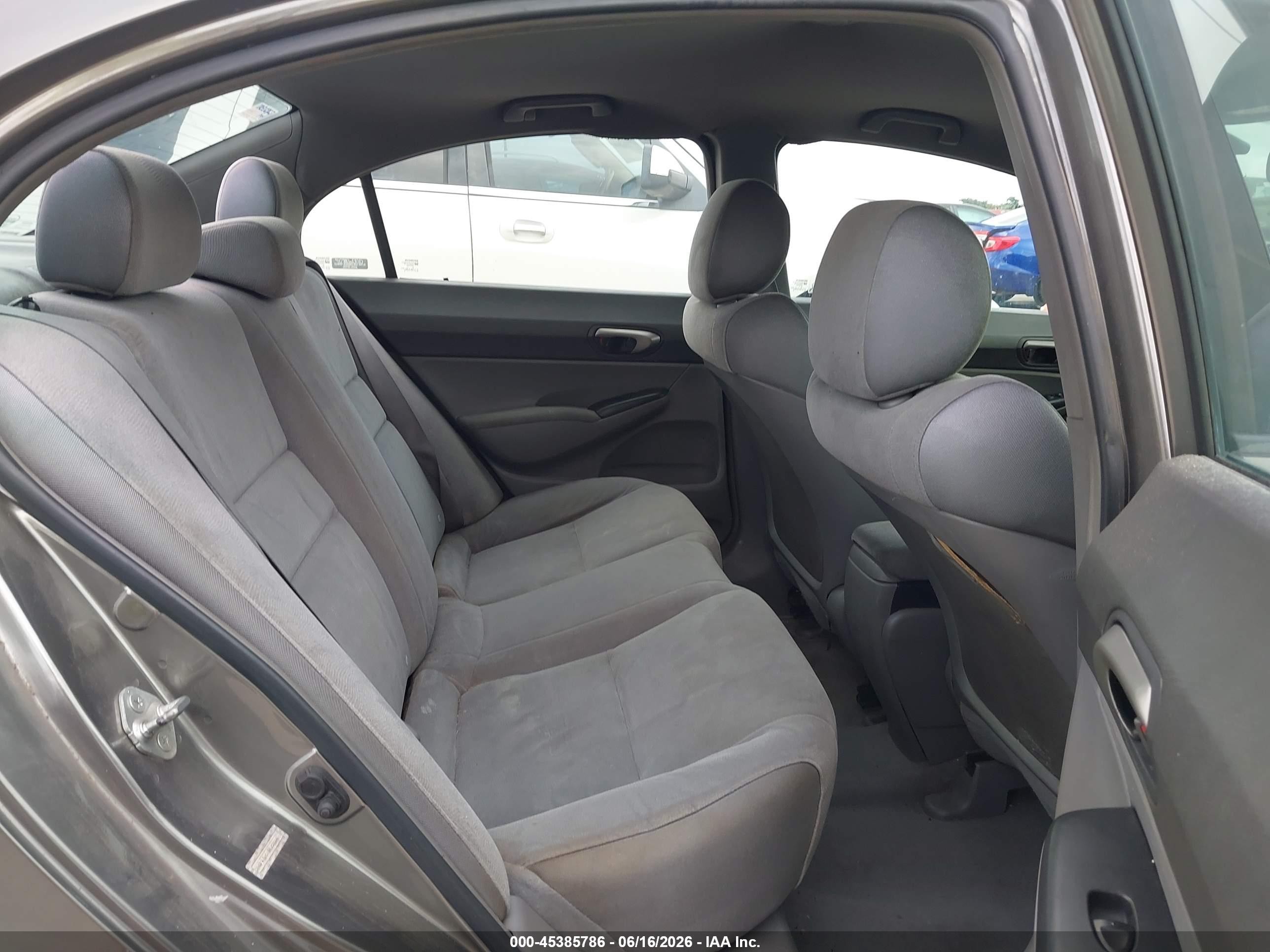 2008 Honda Civic Lx Gray vin: 2HGFA16518H302888