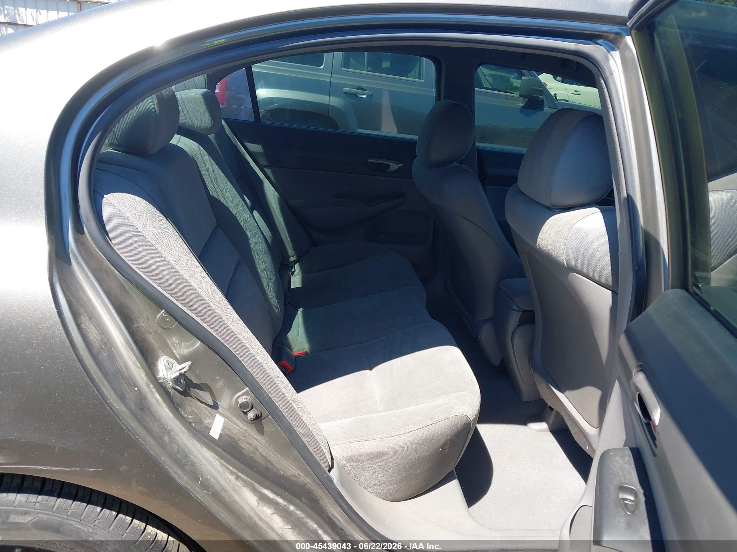 2008 Honda Civic Lx Gray vin: 2HGFA16518H317942