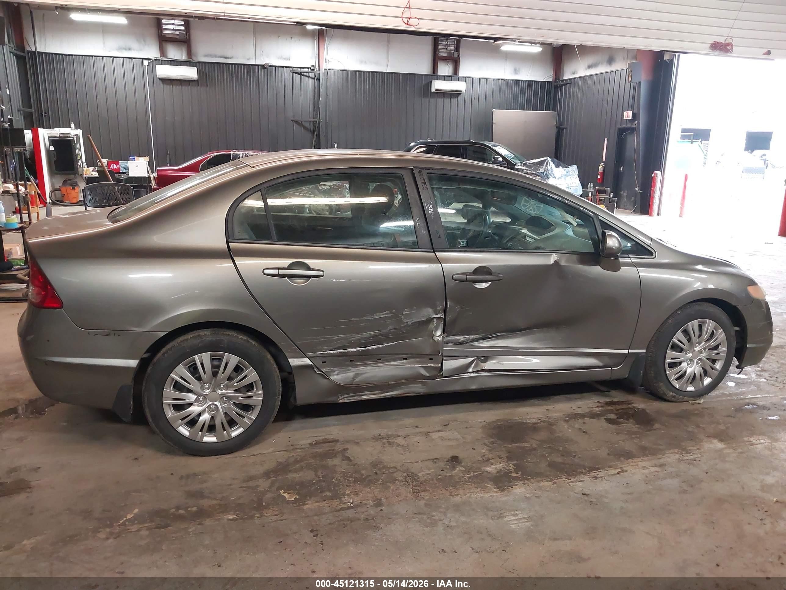 2008 Honda Civic Lx Серый vin: 2HGFA16518H325751