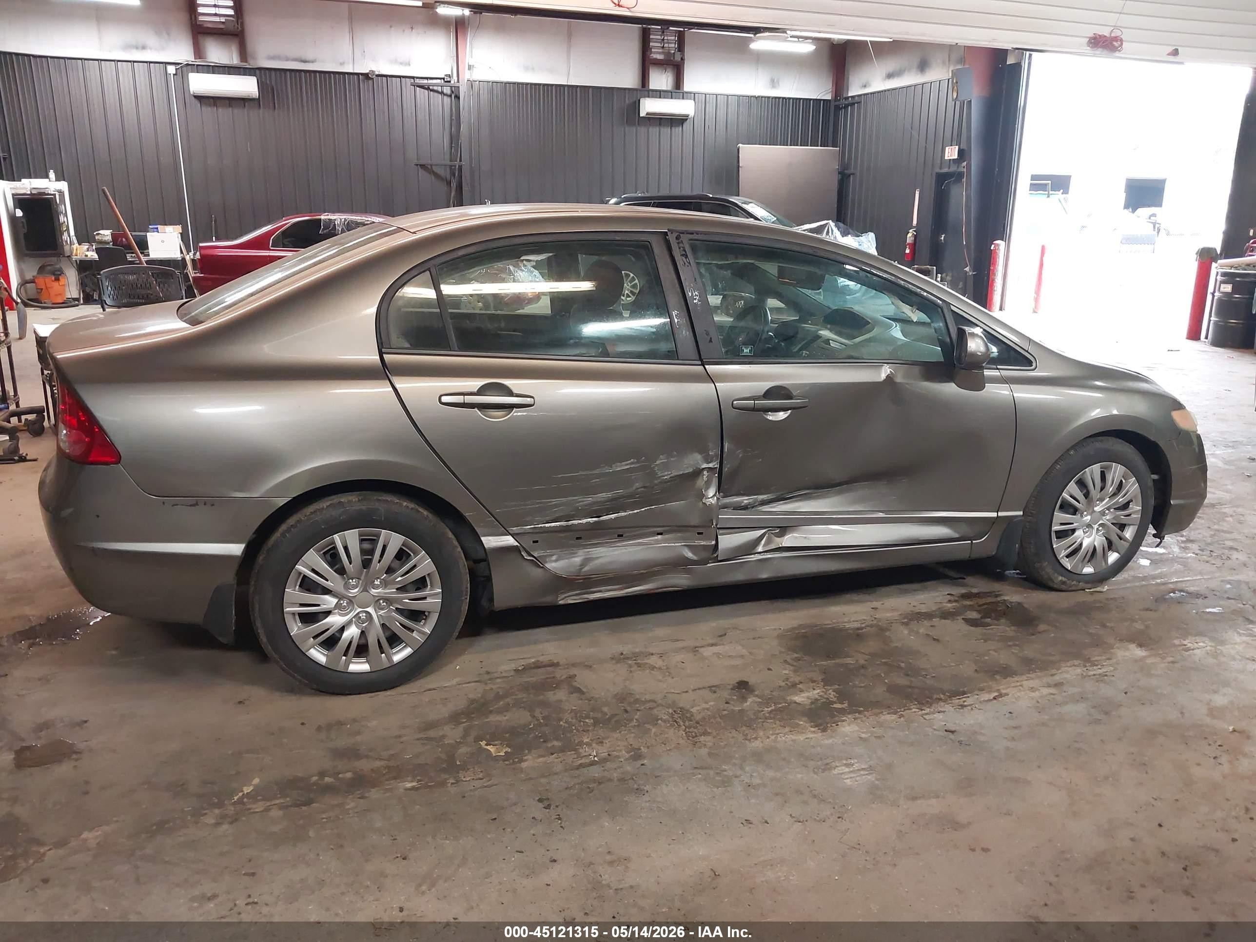 2008 Honda Civic Lx Серый vin: 2HGFA16518H325751