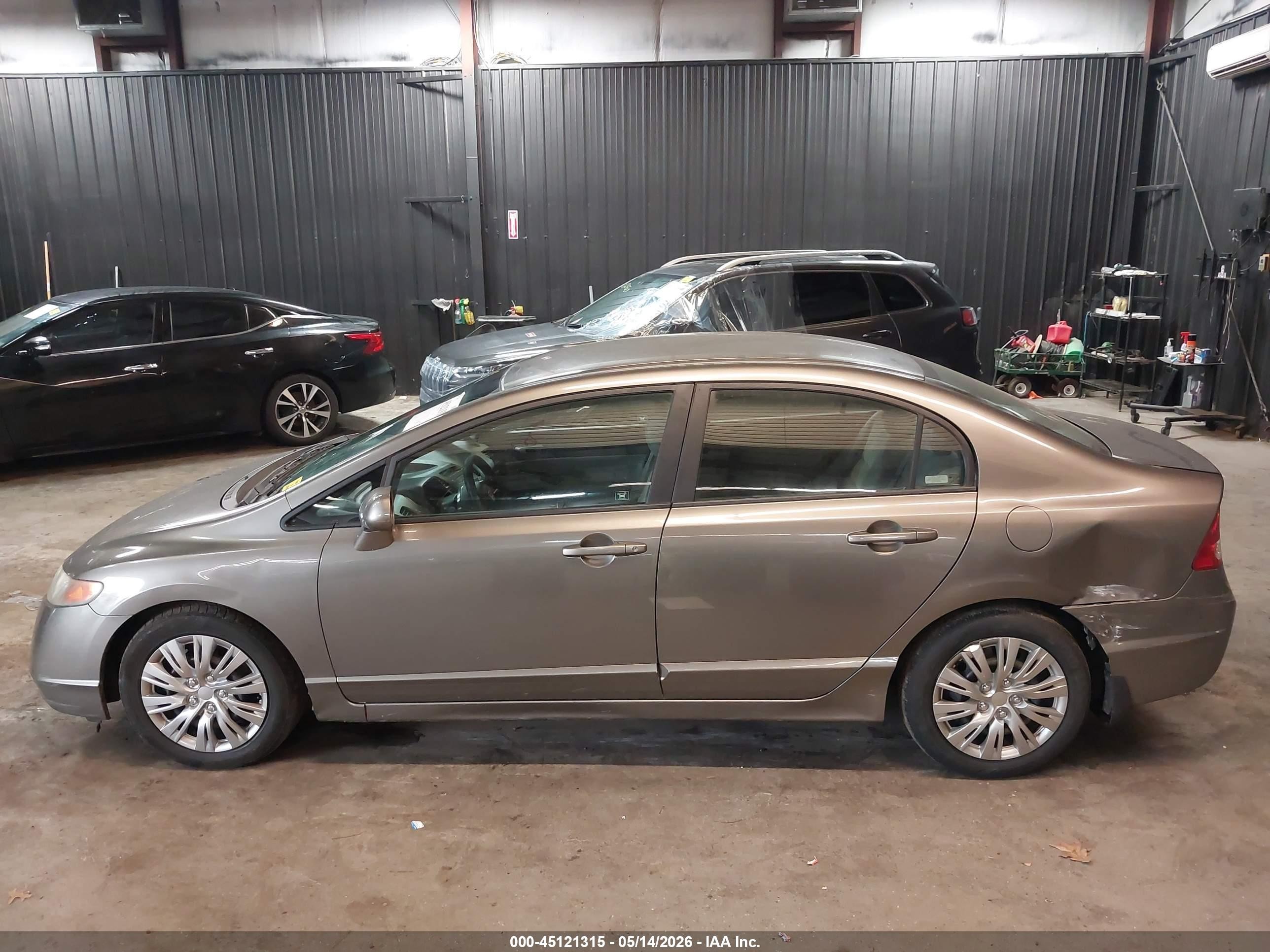 2008 Honda Civic Lx Серый vin: 2HGFA16518H325751