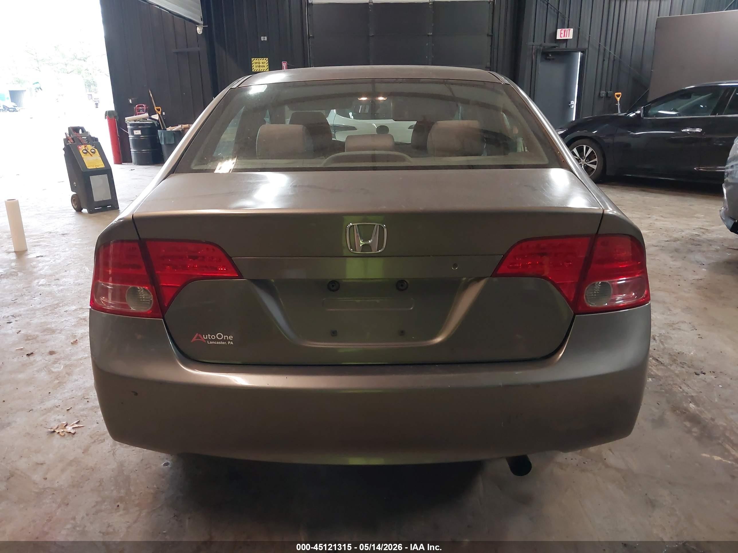 2008 Honda Civic Lx Серый vin: 2HGFA16518H325751