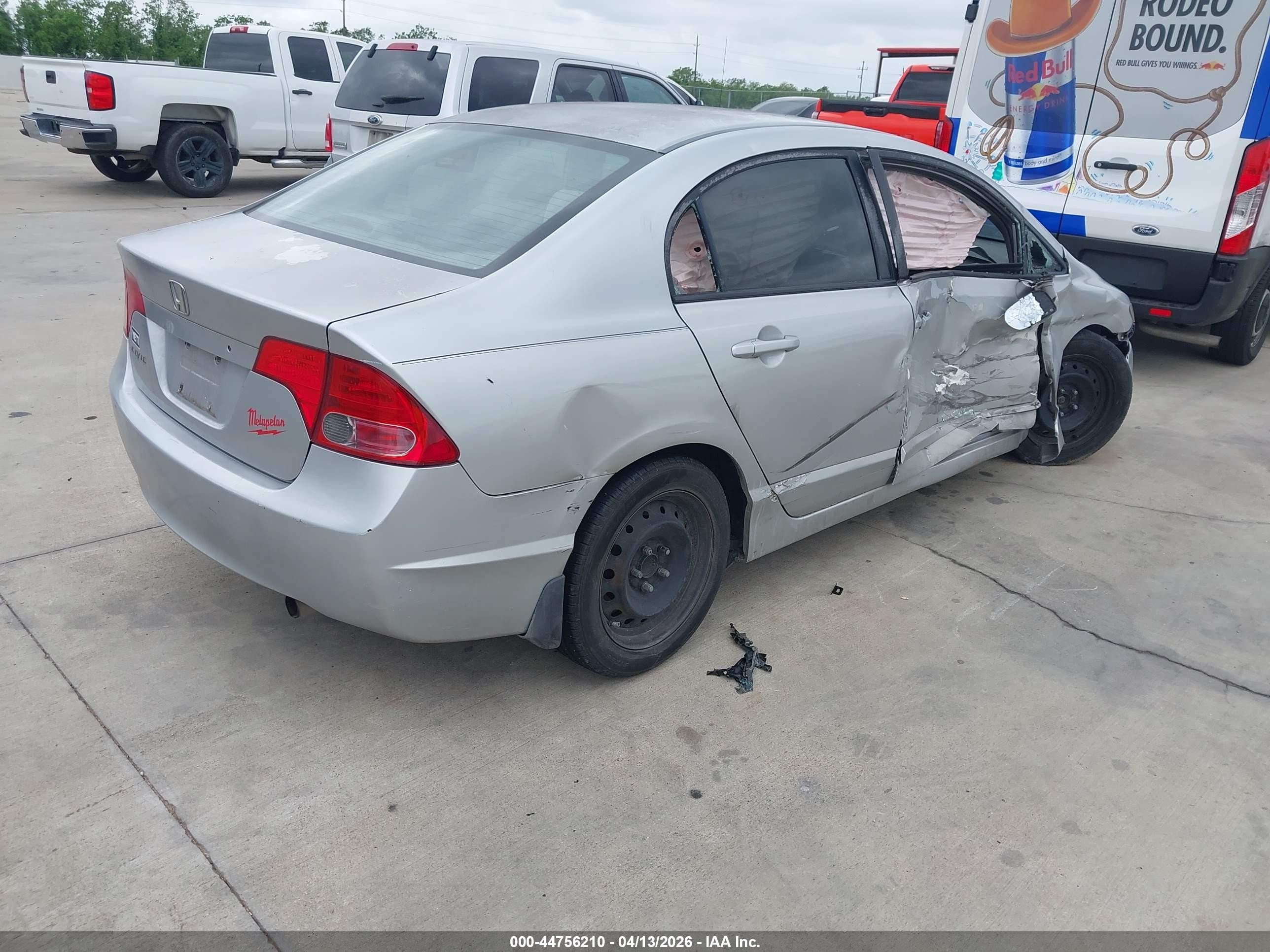2008 Honda Civic Lx Silver vin: 2HGFA16518H326785