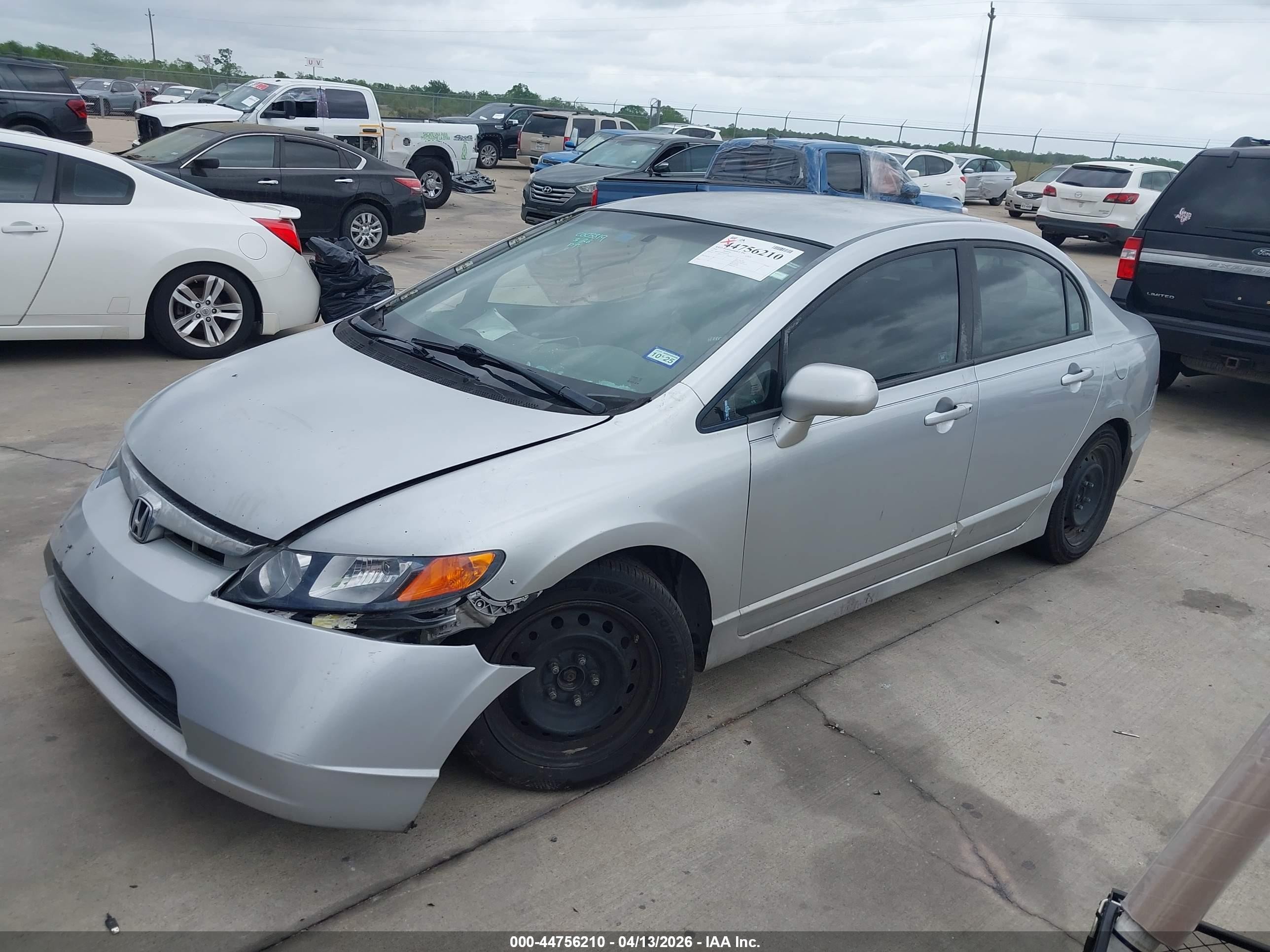 2008 Honda Civic Lx Silver vin: 2HGFA16518H326785