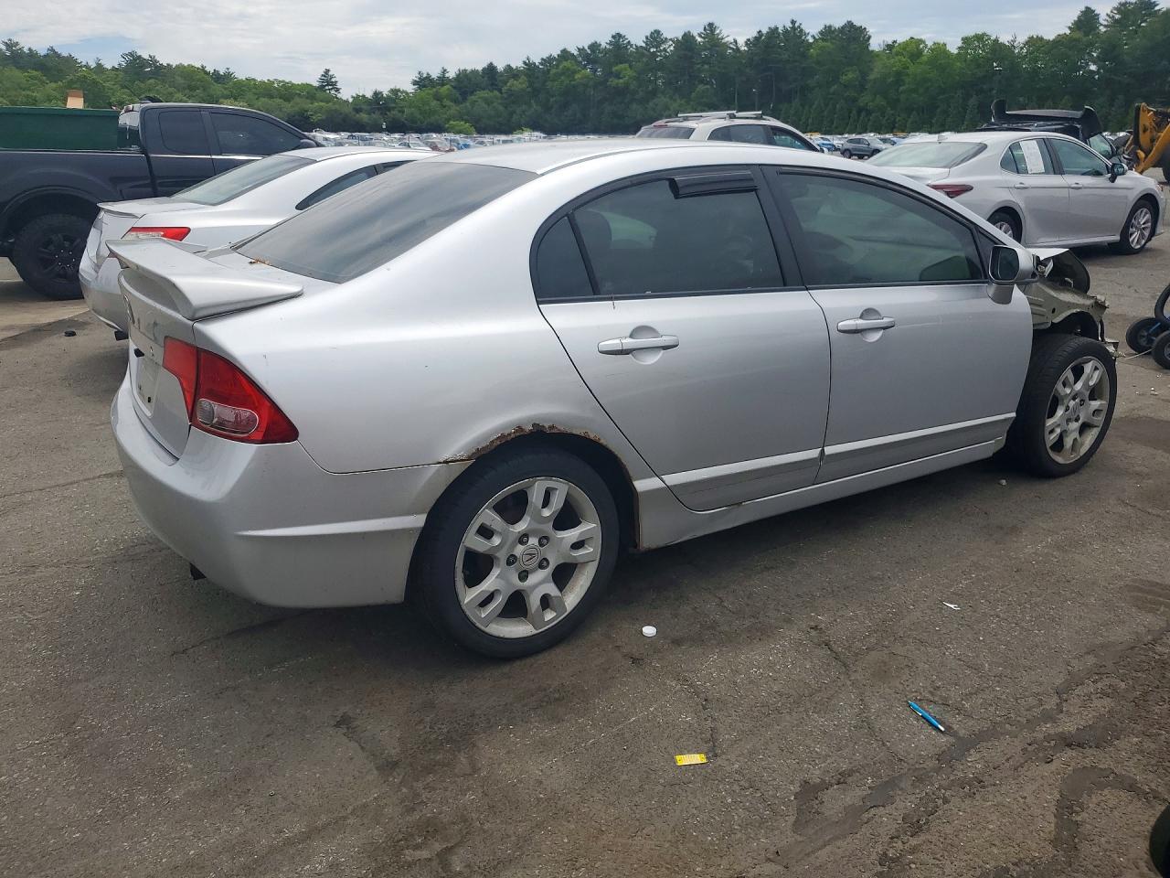 2008 Honda Civic Lx Silver vin: 2HGFA16518H332425