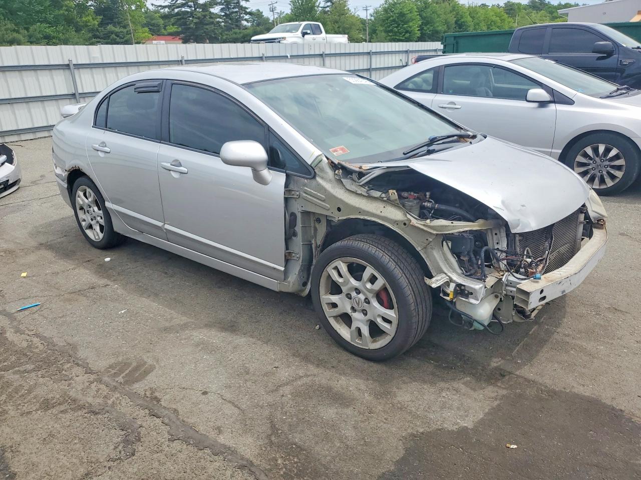 2008 Honda Civic Lx Silver vin: 2HGFA16518H332425