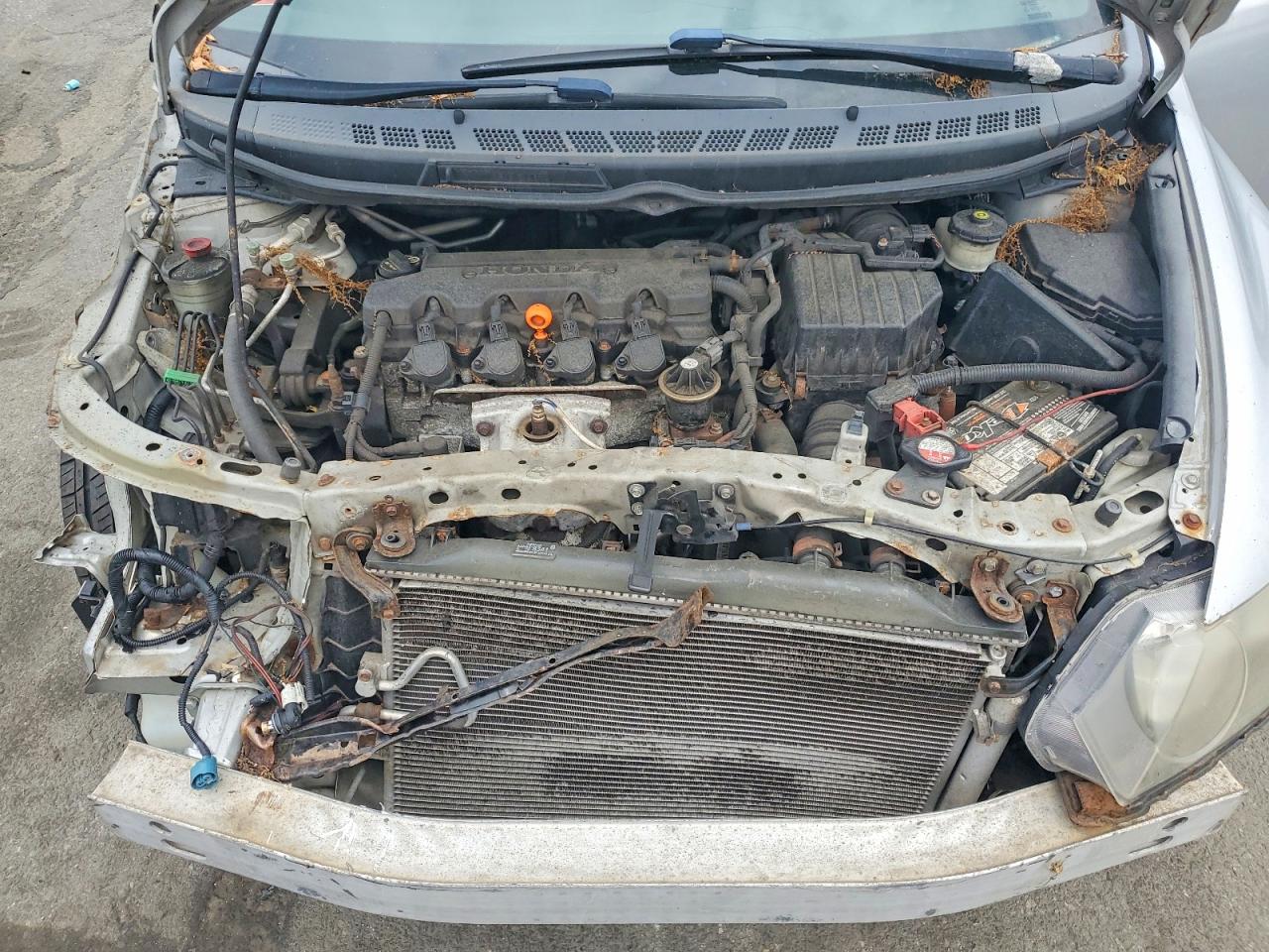 2008 Honda Civic Lx Silver vin: 2HGFA16518H332425
