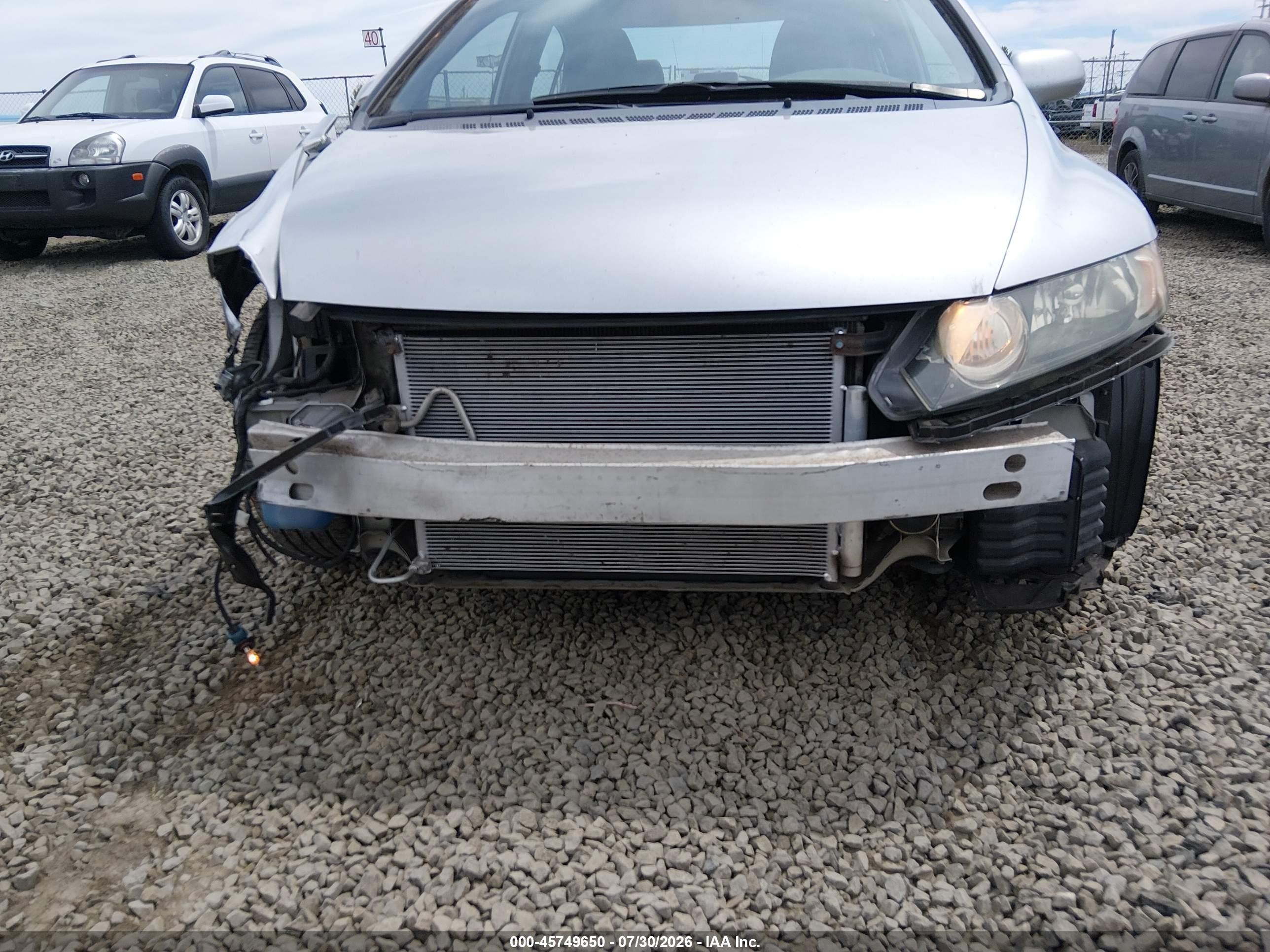 2008 Honda Civic Lx Silver vin: 2HGFA16518H339052