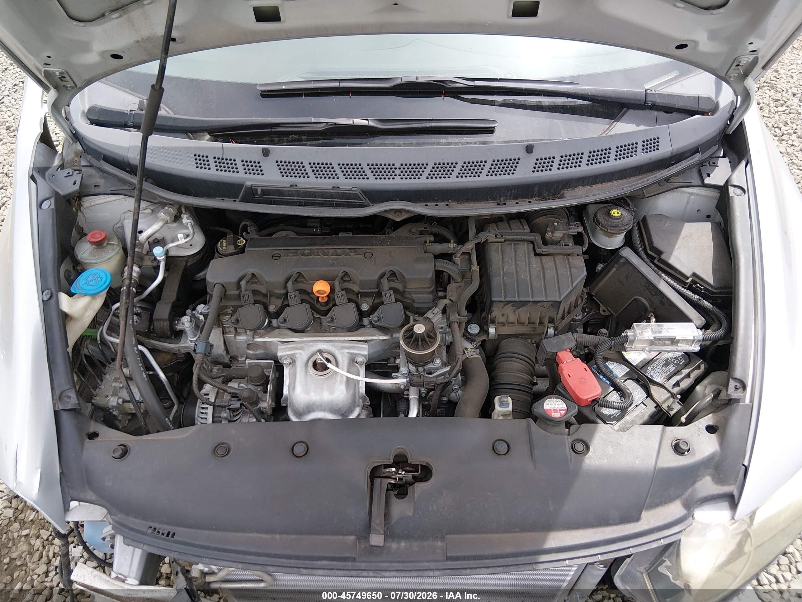 2008 Honda Civic Lx Silver vin: 2HGFA16518H339052