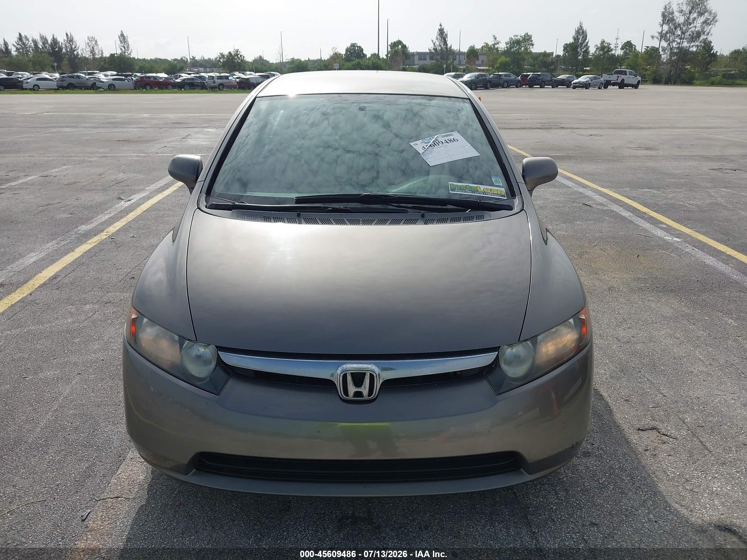 2008 Honda Civic Lx Серый vin: 2HGFA16518H340525