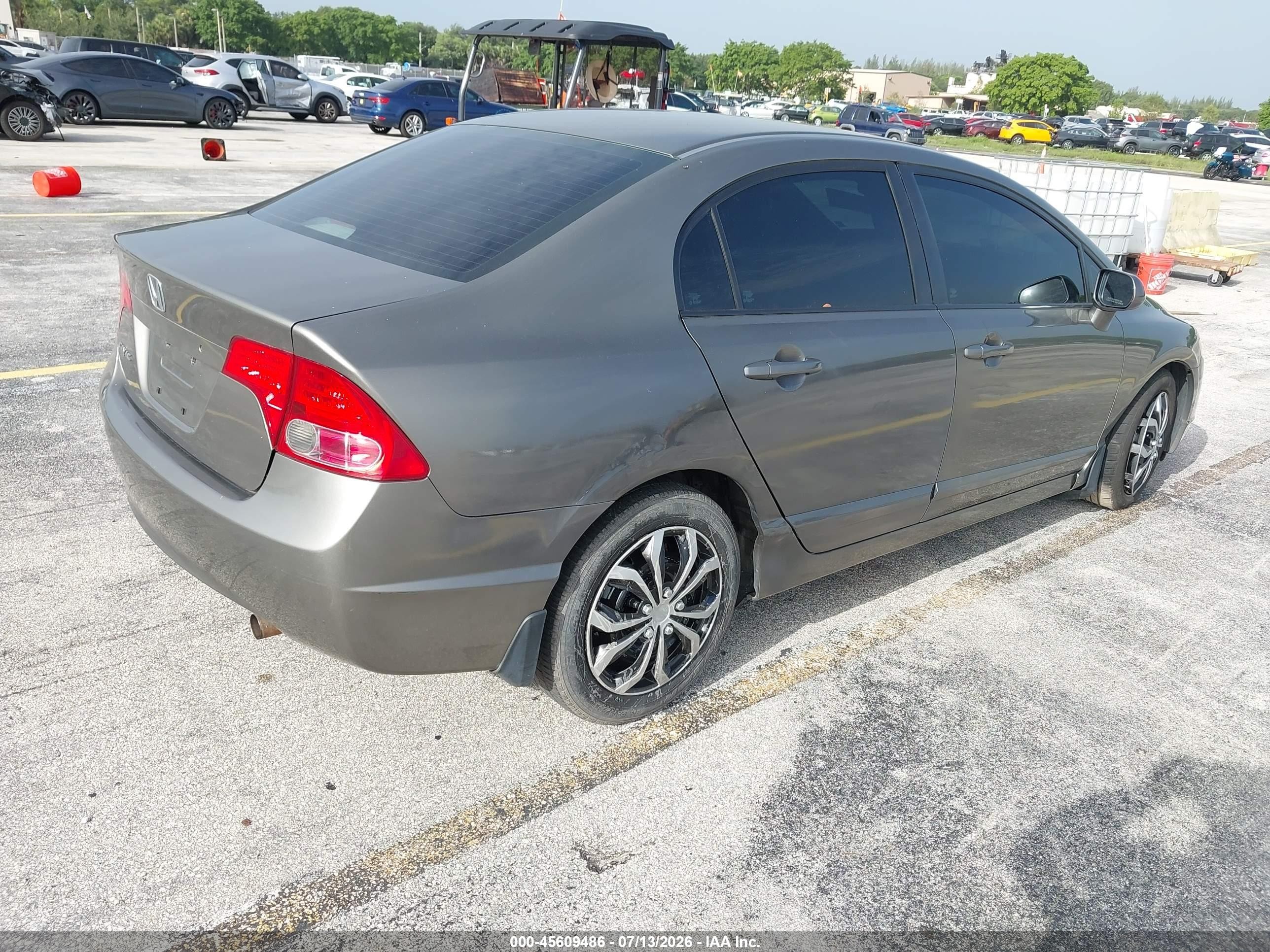2008 Honda Civic Lx Серый vin: 2HGFA16518H340525