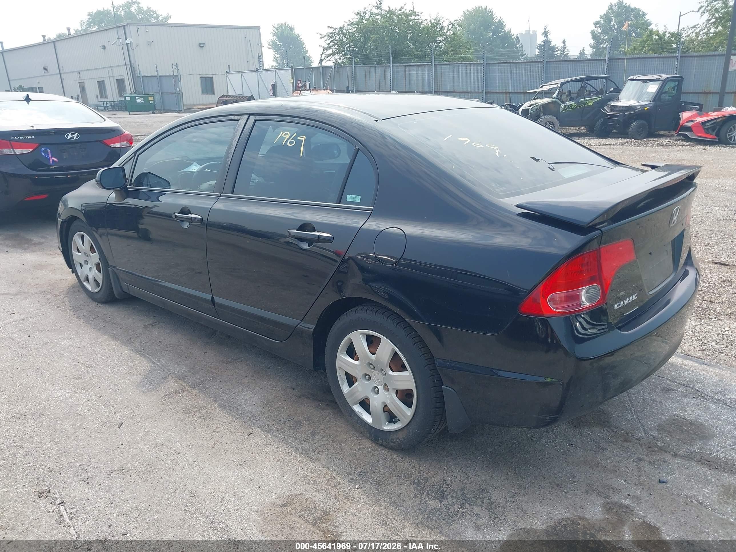 2008 Honda Civic Lx Черный vin: 2HGFA16518H348446